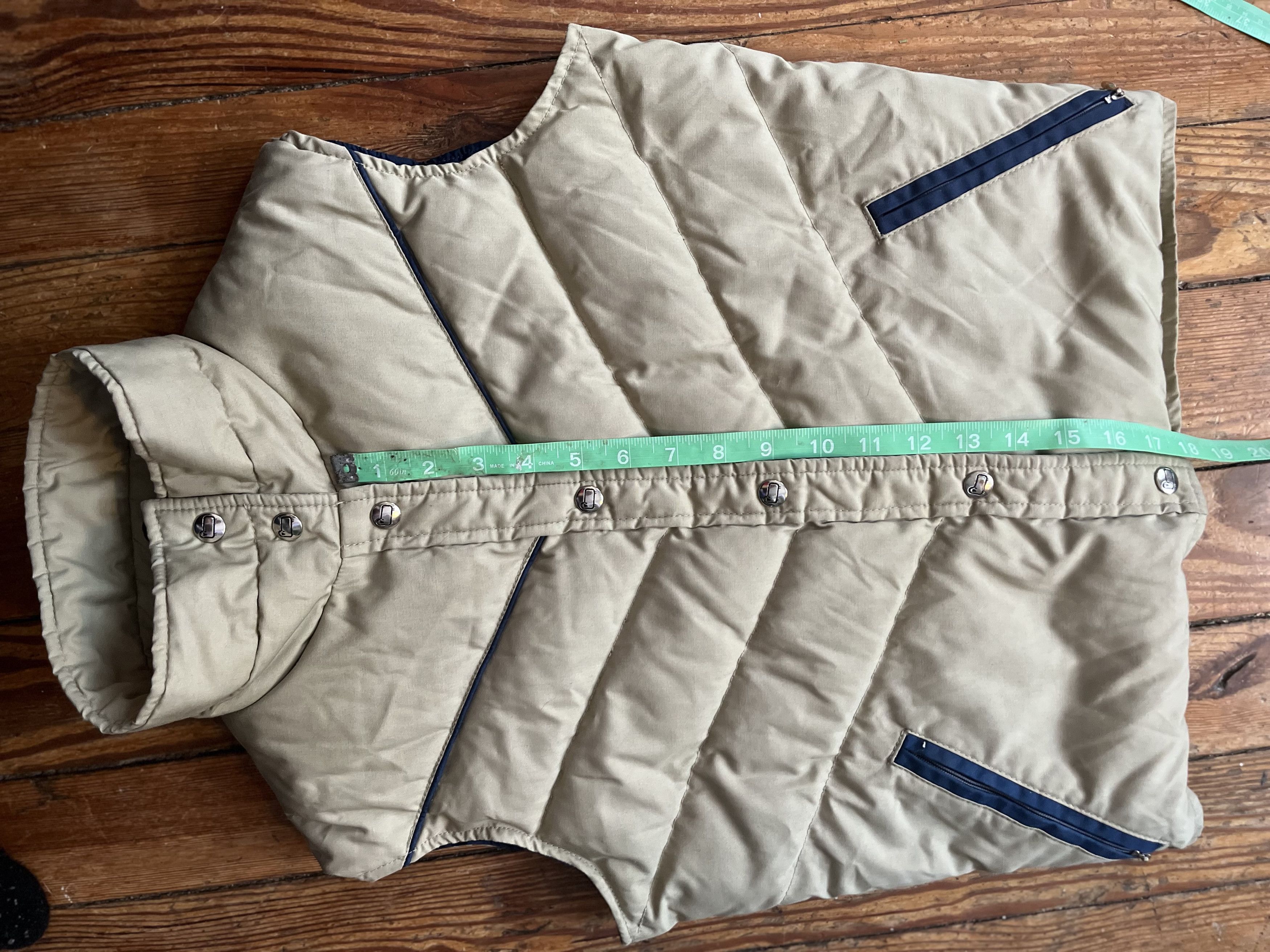 Woolrich Woolen Mills 1980s Woolrich Tan & Navy Puffer Down Vest Size US M / EU 48-50 / 2 - 5 Thumbnail