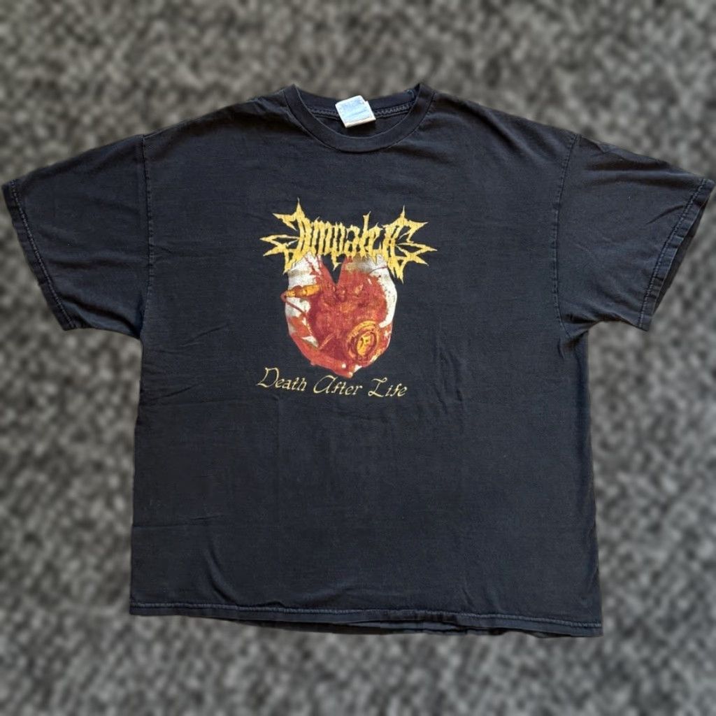 Alife VINTAGE 2005 Impaled Death After Life T Shirt XL Black Cotton Crew Neck Short Sleeve Logo Double-Sided Men Band Metal 2000s Tennessee River Size US XL / EU 56 / 4 - 1 Thumbnail