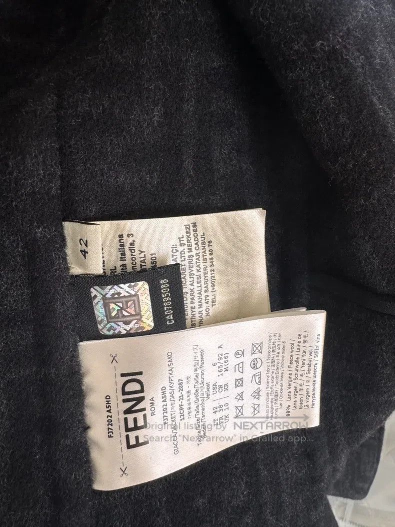 Fendi Fendi Overcoat Size S / US 4 / IT 40 - 5 Thumbnail