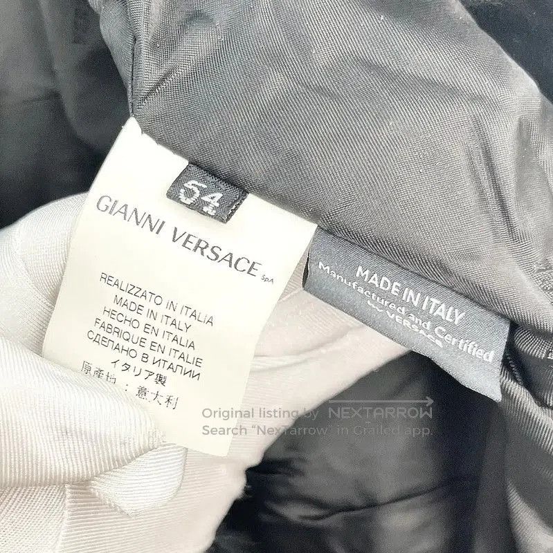 Versace Versace Black Men's Outerwear Jacket XL . Size US XL / EU 56 / 4 - 7 Thumbnail