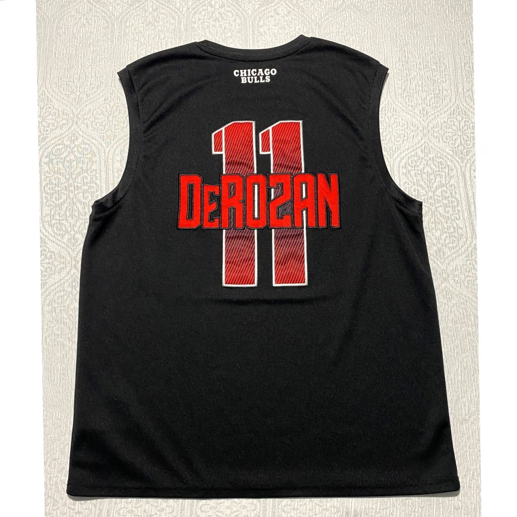 NBA NBA Chicago Bulls DeMar DeRozan 11 Black Sleeveless Basketball Jersey Mens XL Size US XL / EU 56 / 4 - 2 Thumbnail