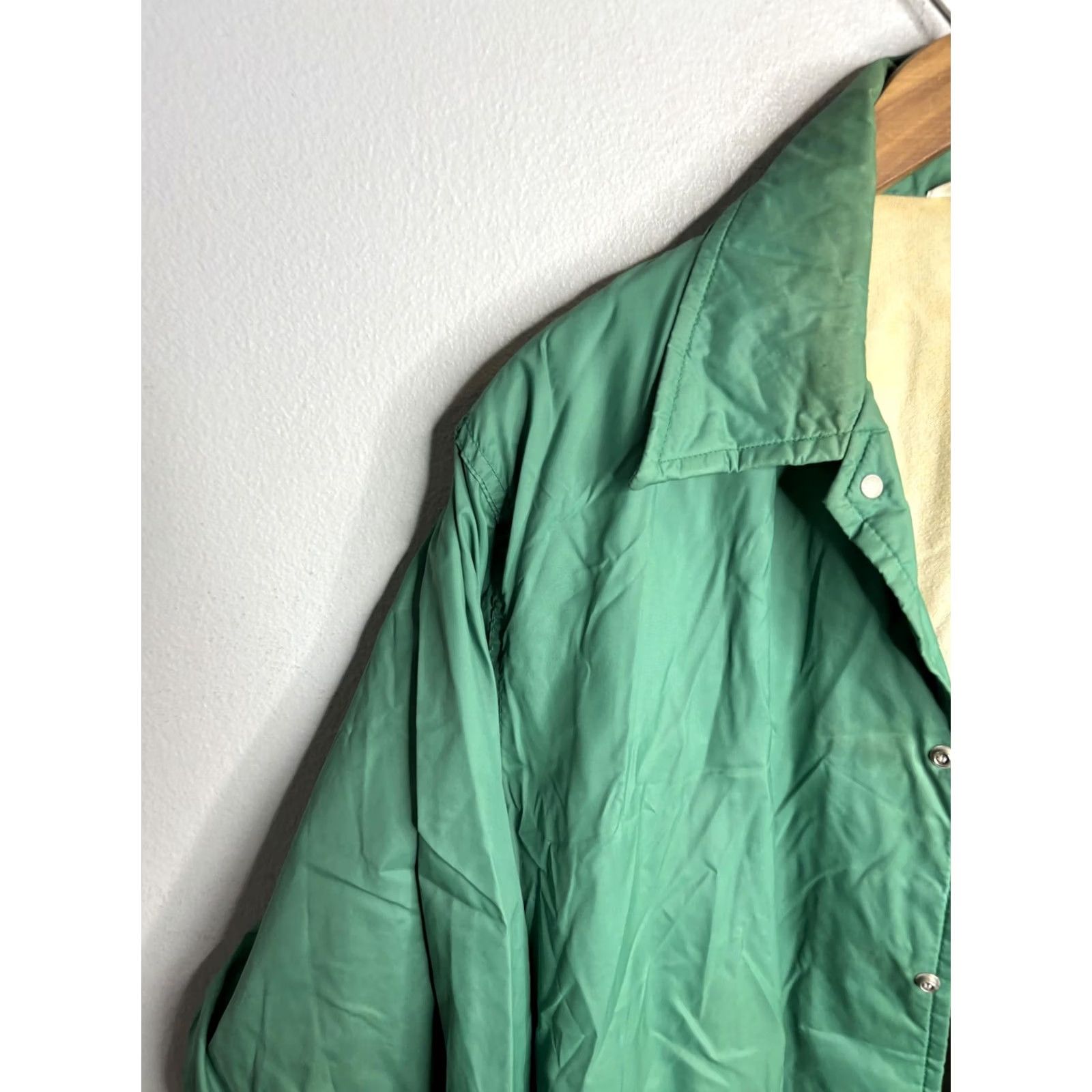 Coach Vintage 80'S West Wind Jacket Mens Large Green Coach Snap Button Lined Dolph Embroidered Size US L / EU 52-54 / 3 - 2 Thumbnail