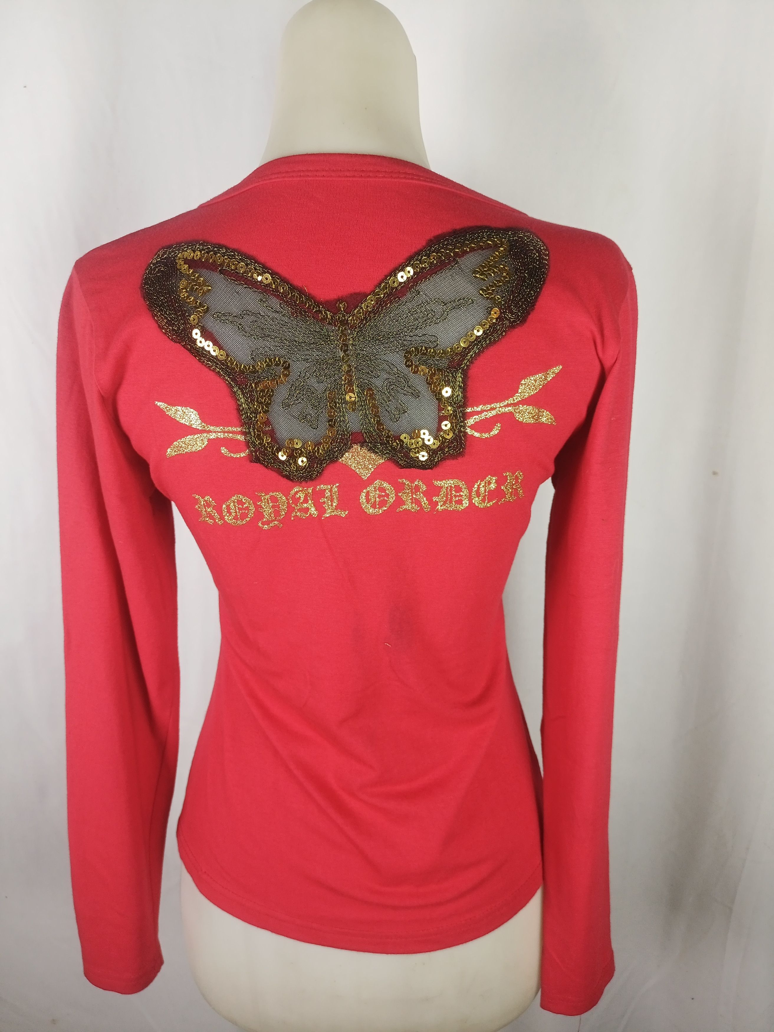 Beauty Beast × Hysteric Glamour × Japanese Brand EINSTEN Rhinestone Butterfly Embroidery *NO TAG* Size US M / EU 48-50 / 2 - 19 Thumbnail