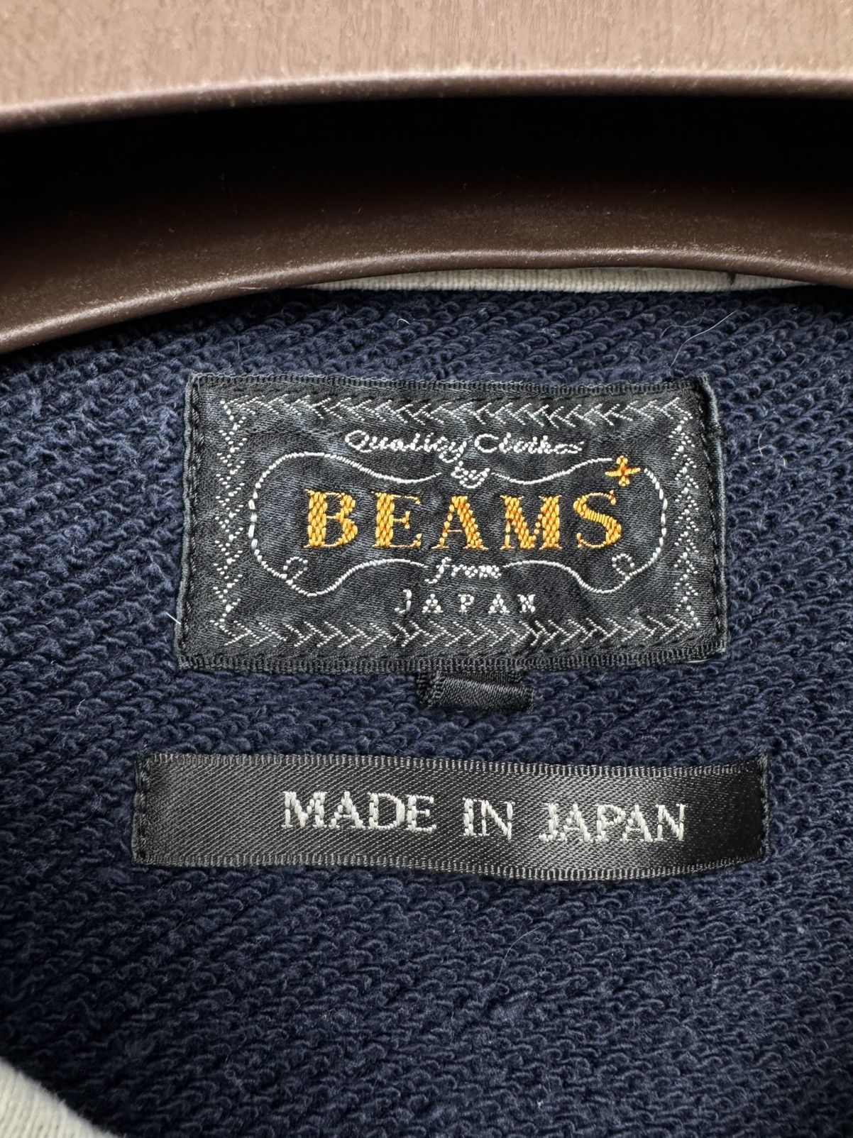 Beams Japan Beams made in Japan blue terry Henley faded tee shirt Size US M / EU 48-50 / 2 - 11 Thumbnail
