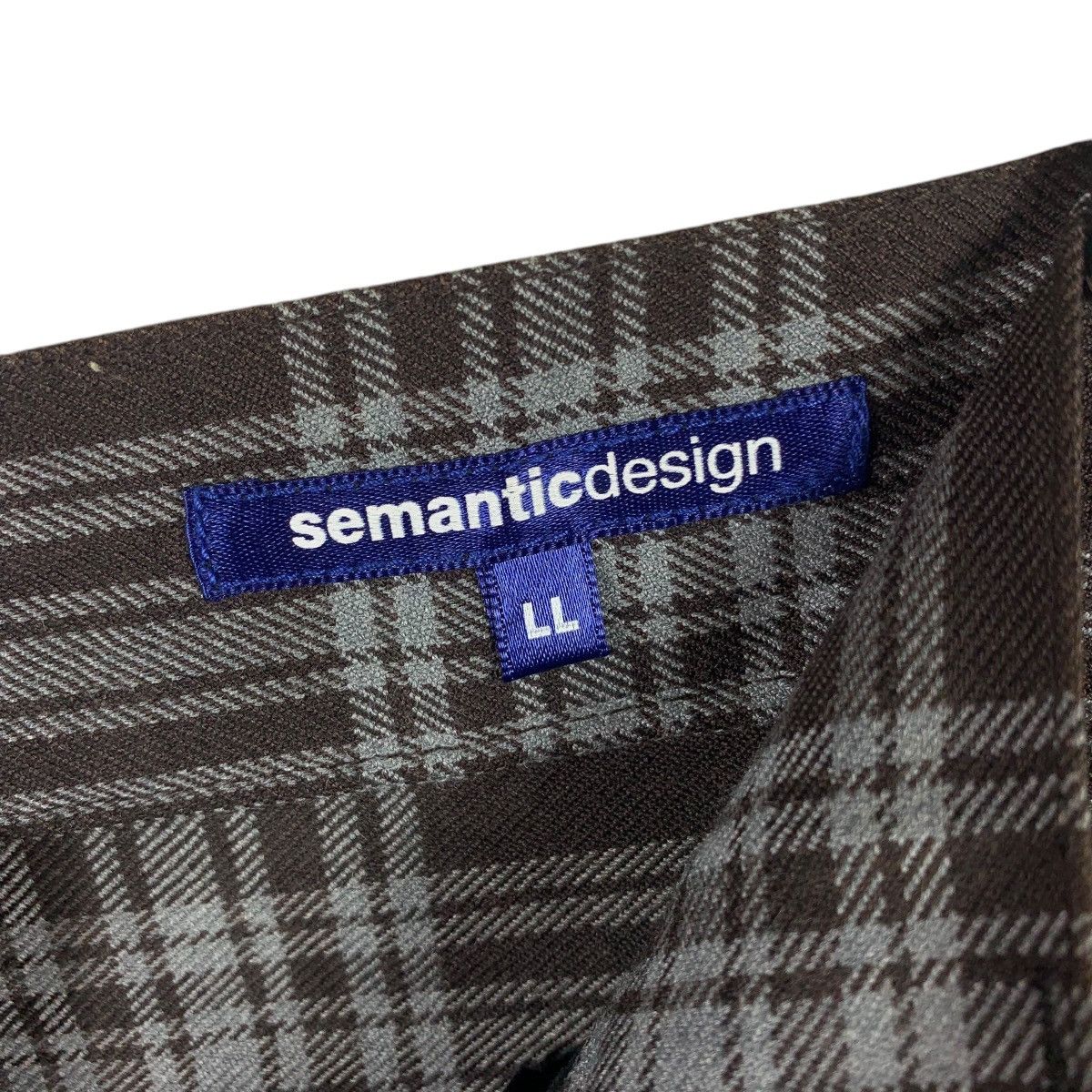 Japanese Brand × semanticdesign SEMANTIC DESIGN tartan plaid pants Size US 34 / EU 50 - 3 Thumbnail