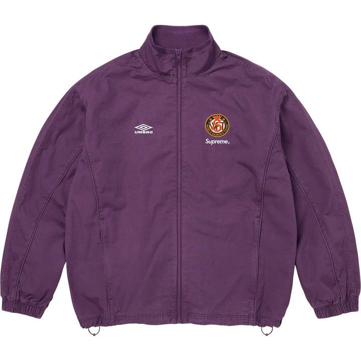 Supreme × Umbro Supreme Umbro Cotton Ripstop Track Jacket Plum Size Small Size US S / EU 44-46 / 1 - 4 Thumbnail