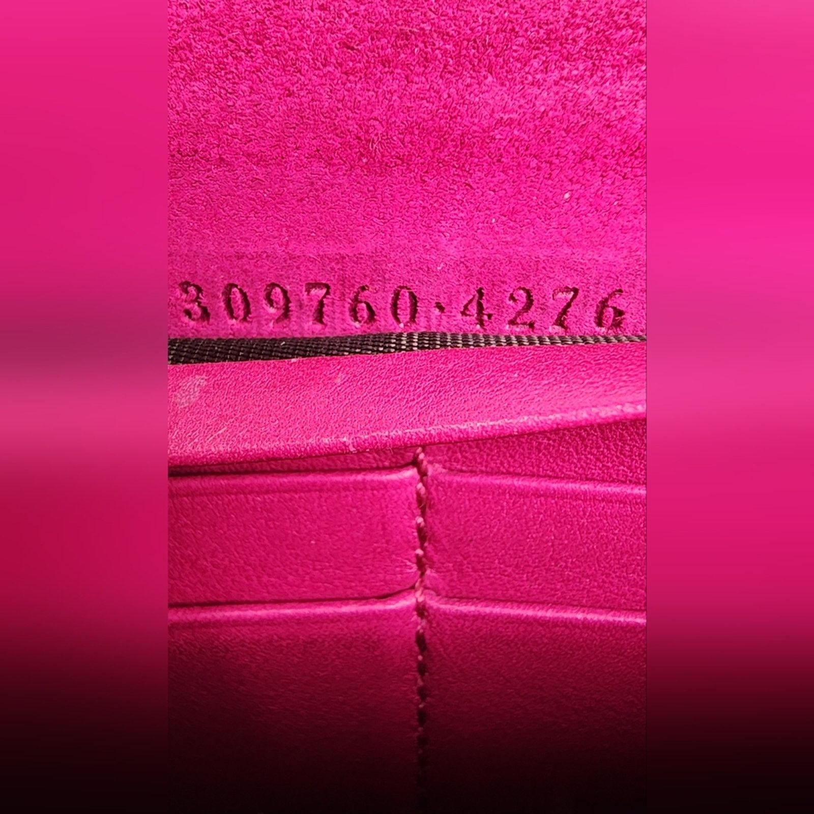 Gucci Gucci Fuscia Patent Microguccissima Long Wallet Hot Pink Size ONE SIZE - 11 Thumbnail