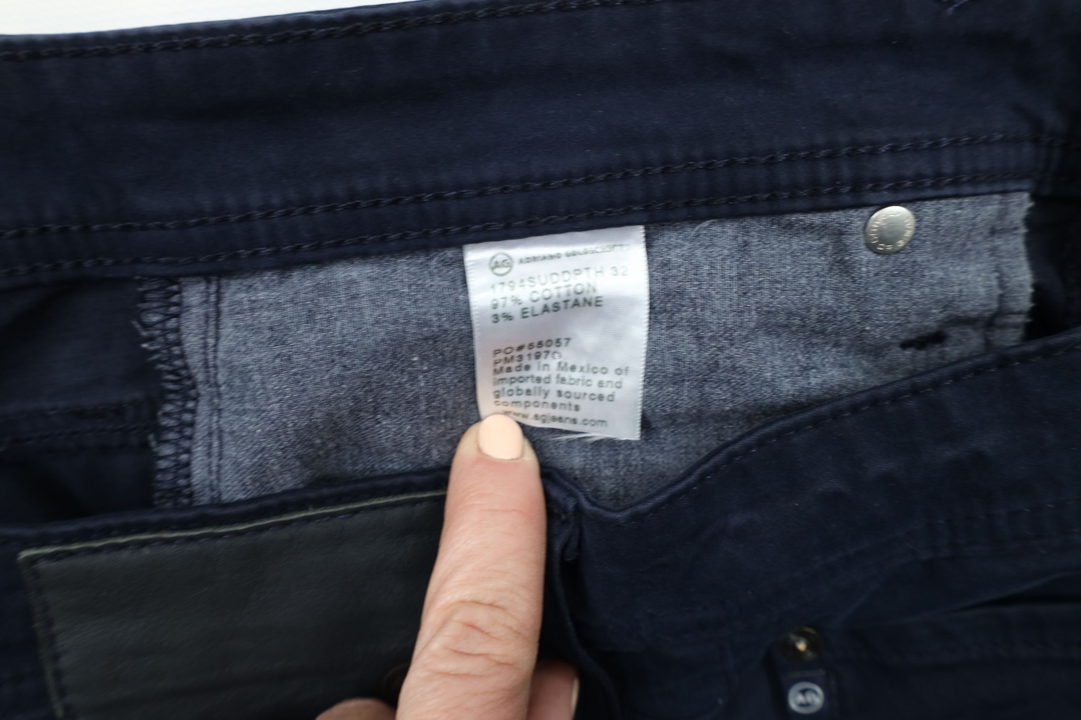 AG Adriano Goldschmied × Vintage Adriano Goldschmied Everett Slim Straight Leg Stretch Pants Size US 32 / EU 48 - 10 Thumbnail