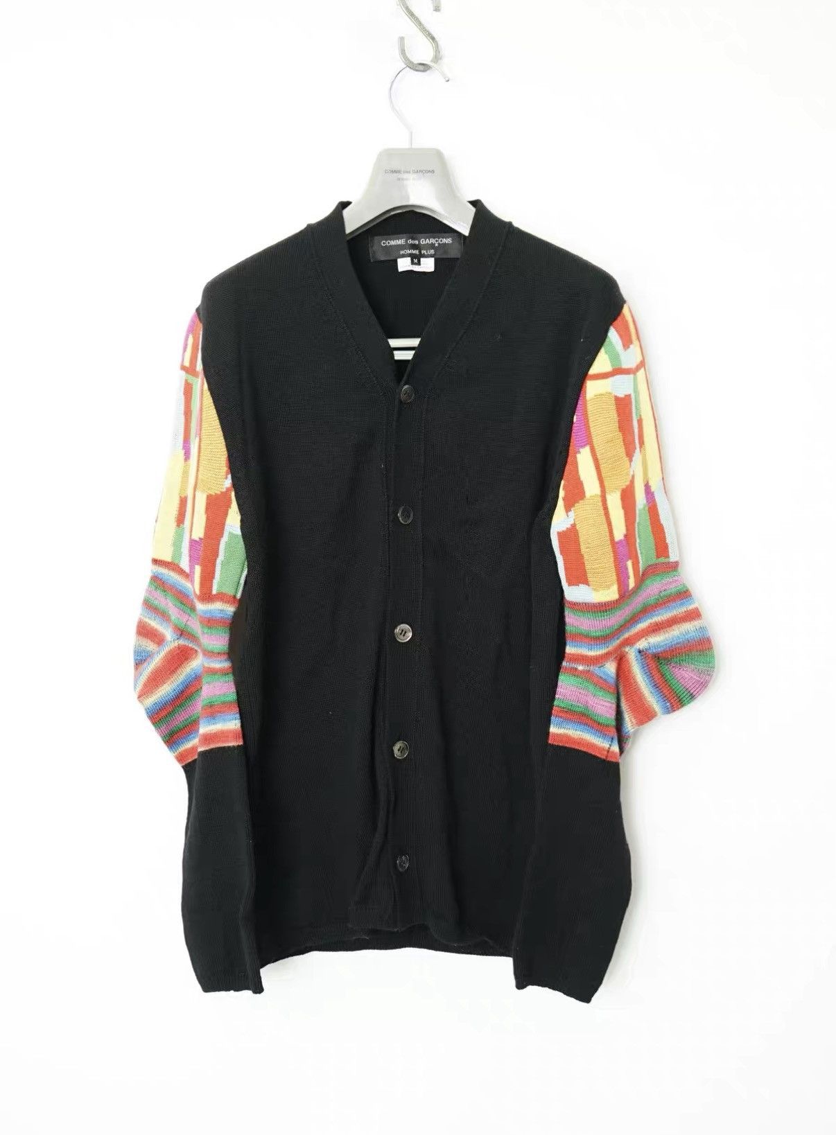 Comme des Garcons Homme Plus Comme des Garçons 16AW Armor Paneled Cardigan Size US M / EU 48-50 / 2 - 1 Thumbnail