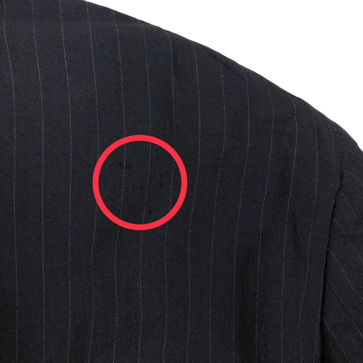 Comme des Garcons Vintage 90s Comme Des Garcons Homme Single Breasted Blazer Size 44R - 13 Thumbnail