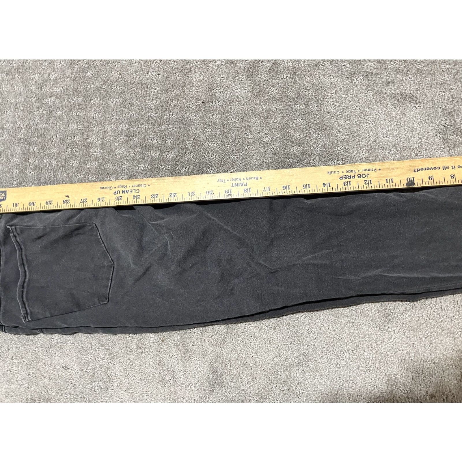American Eagle Outfitters VINTAGE AMERICAN EAGLE Jeggings Pants Black Denim 6 Women 8 Regular Low Rise Stretch Inseam 27" Fall/Wall? (no, avoid extra). Size 30" / US 8 / IT 44 - 7 Thumbnail
