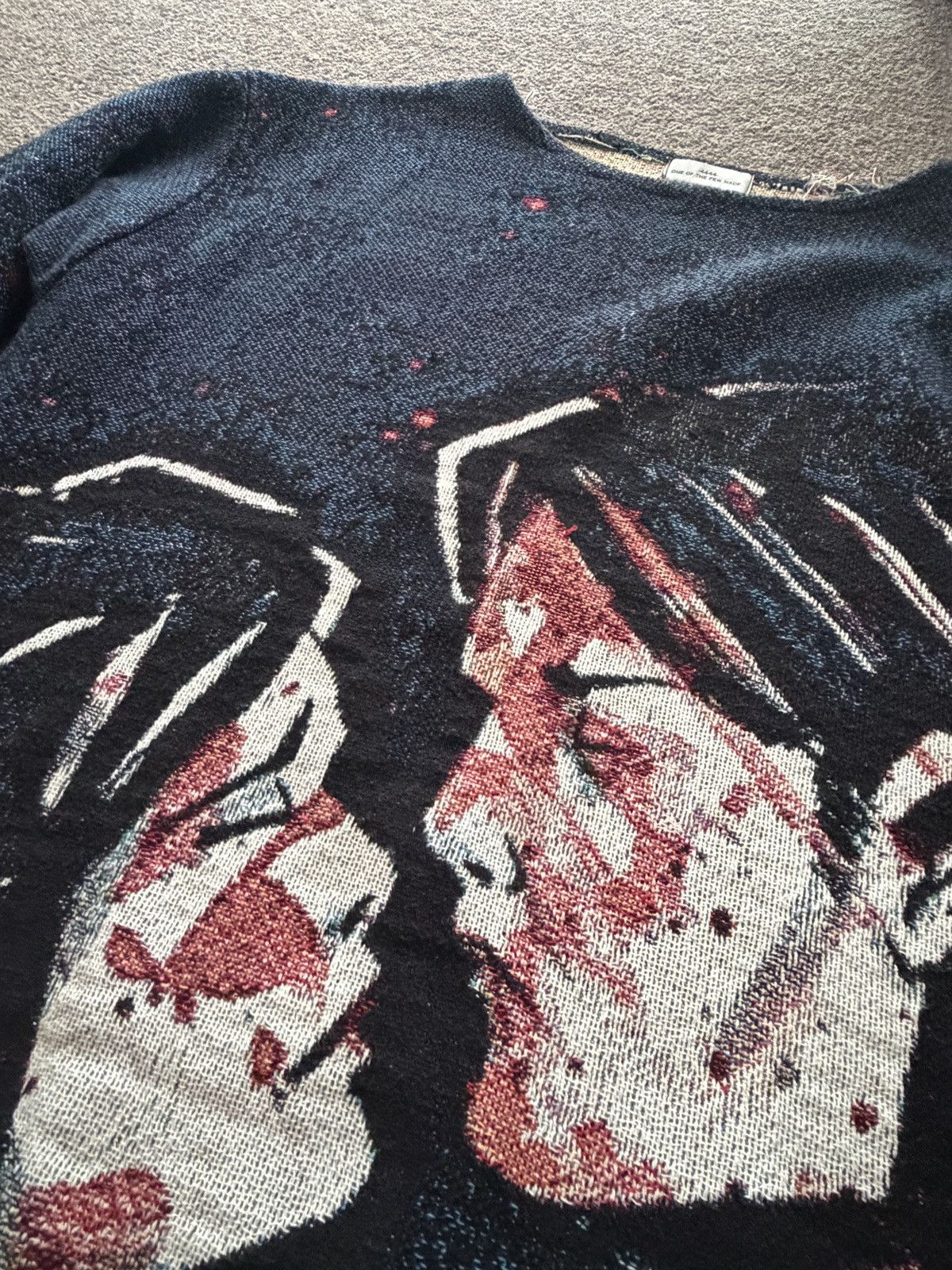 4x1111 My Chemical Romance x 4x1111 Tapestry Knit Sweater Size US L / EU 52-54 / 3 - 3 Thumbnail