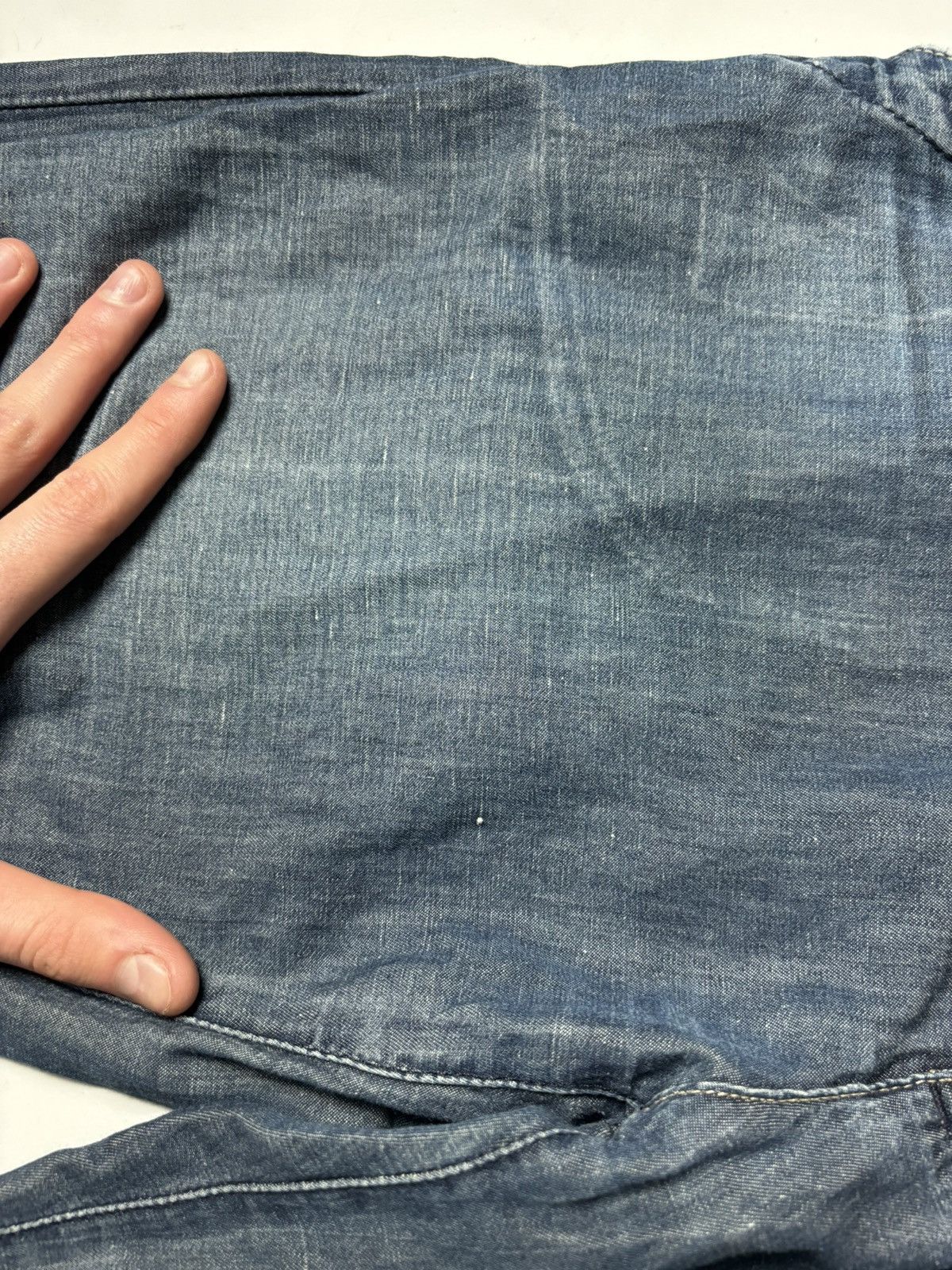 MISS SIXTY VINTAGE JEANS LIGHT FLARED BONDAGE DENIM PANTS