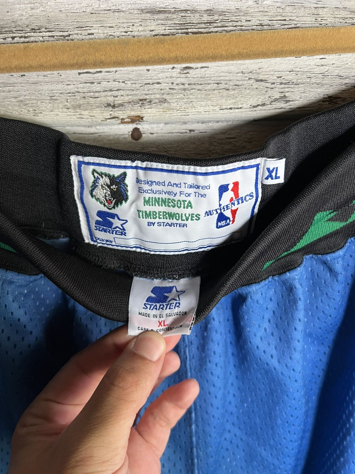 Starter × Vintage Vintage Minnesota Timberwolves Starter Shorts Size US 36 / EU 52 - 5 Thumbnail