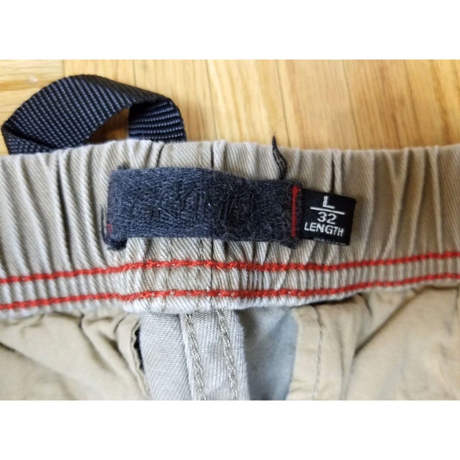 Gramicci VINTAGE Gramicci Beige Cotton Climbing Belted Pants SZ 32 Mens Size US 32 / EU 48 - 4 Thumbnail