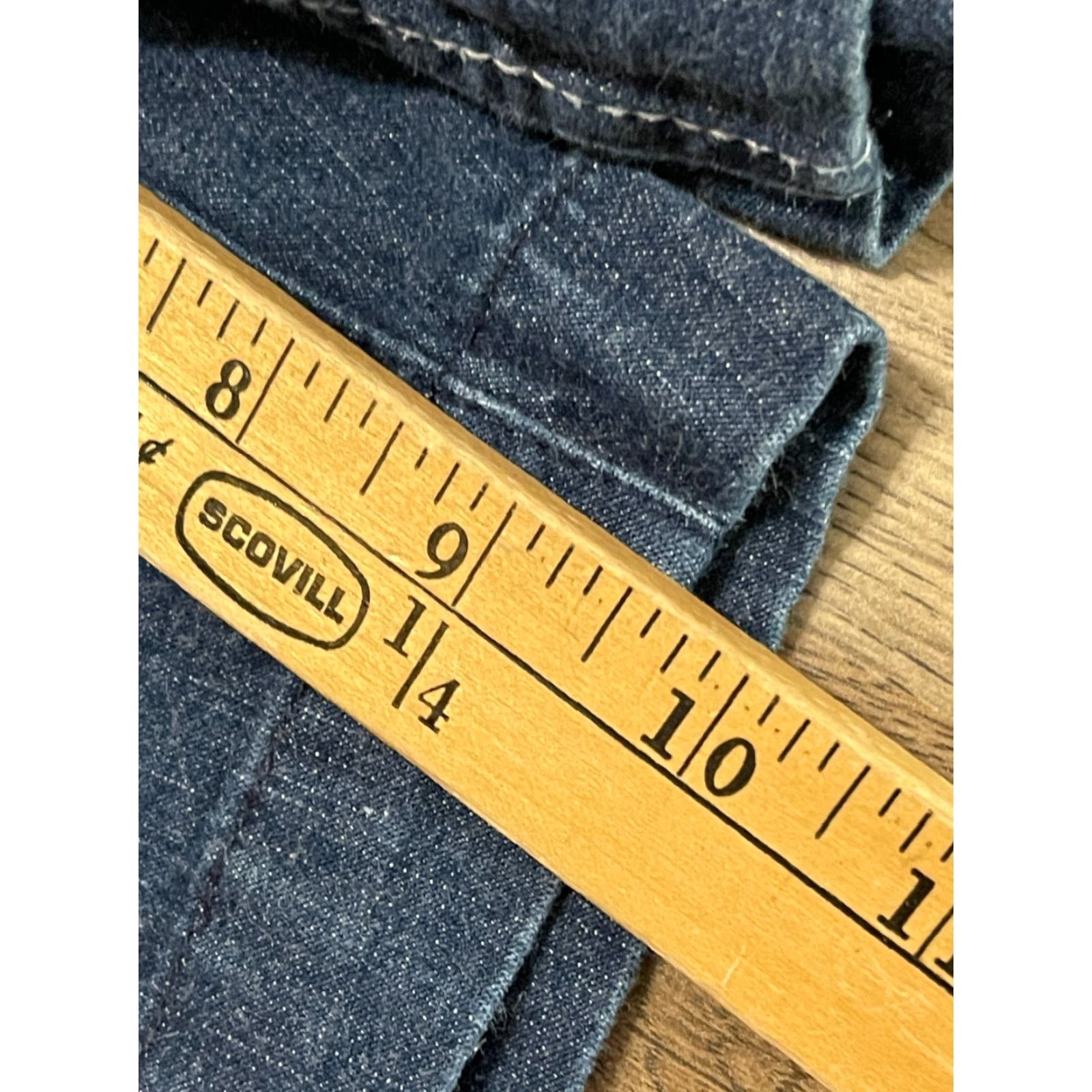 Bugle Boy Bugle Boy Shorts Women's 2X Denim Blue Pockets Stretchable Waist Bermuda Flat Front 2X Womens Size 40" / US 18 - 7 Thumbnail