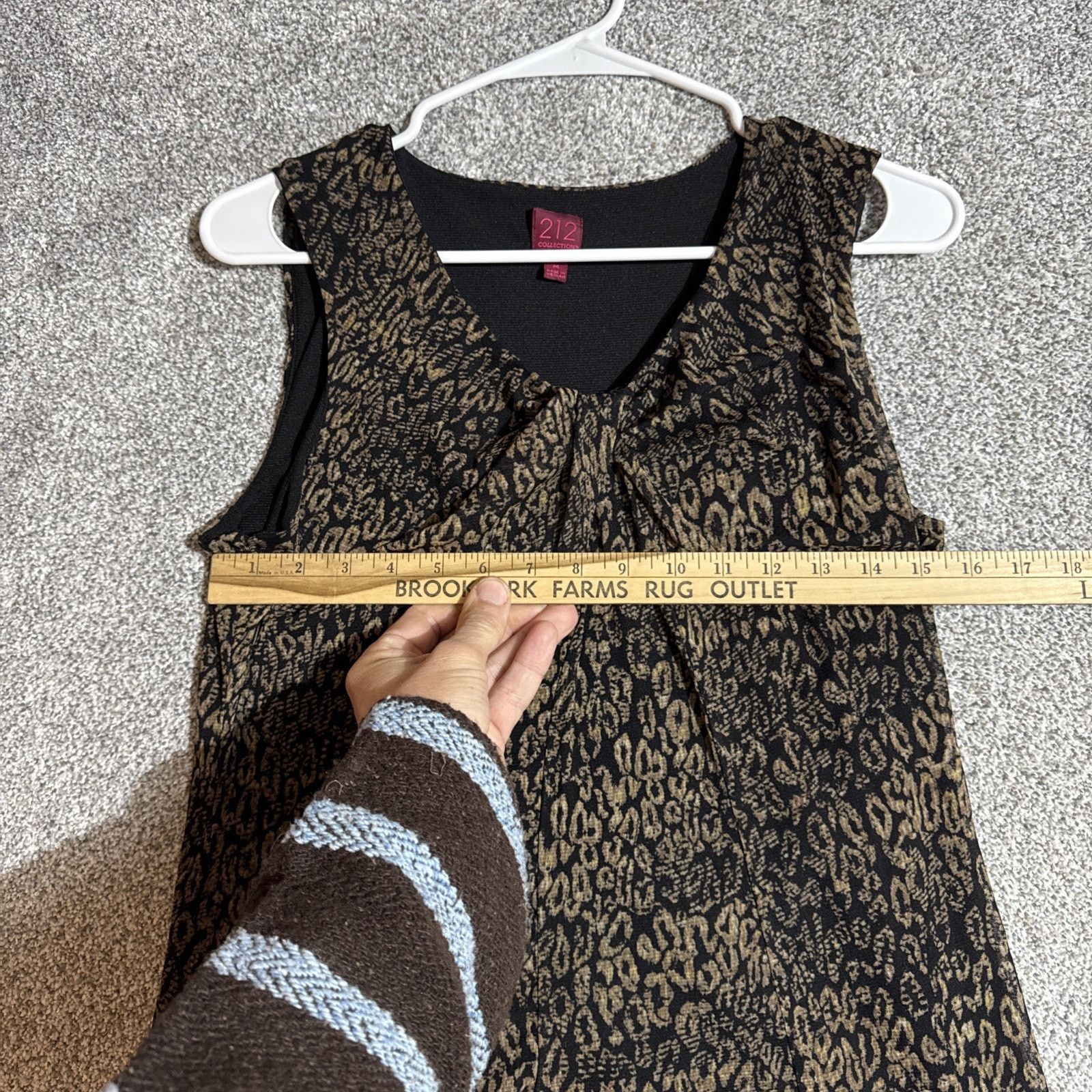 Other 212 Collection Top Womens M Leopard Print Office Mob Wife Size M / US 6-8 / IT 42-44 - 3 Thumbnail