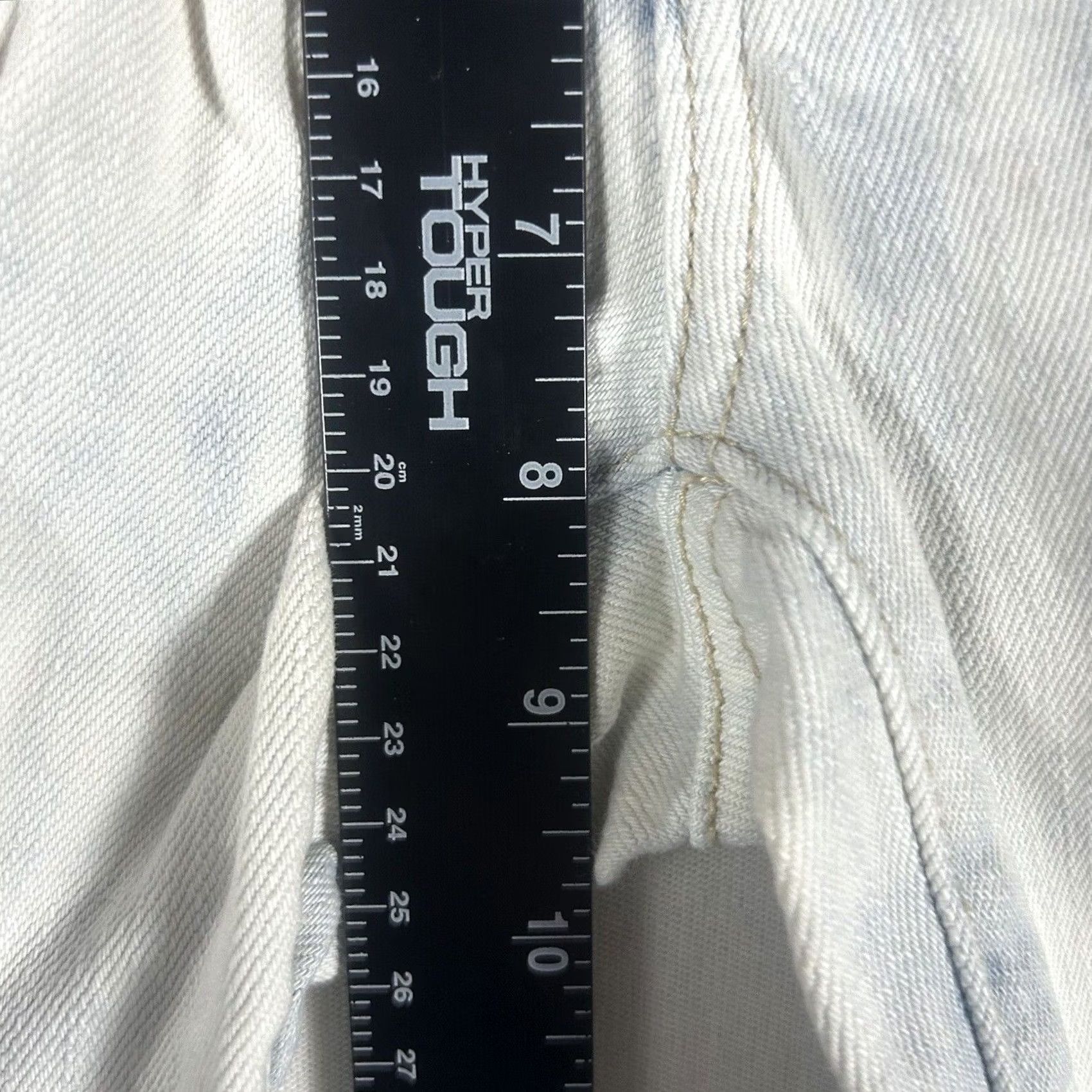 American Eagle Outfitters VINTAGE American Eagle Jeans Straight Regular Distressed Denim 0 Womens Jeans Stretch Blue 90s Size 25" / US 0 / IT 36 - 6 Thumbnail