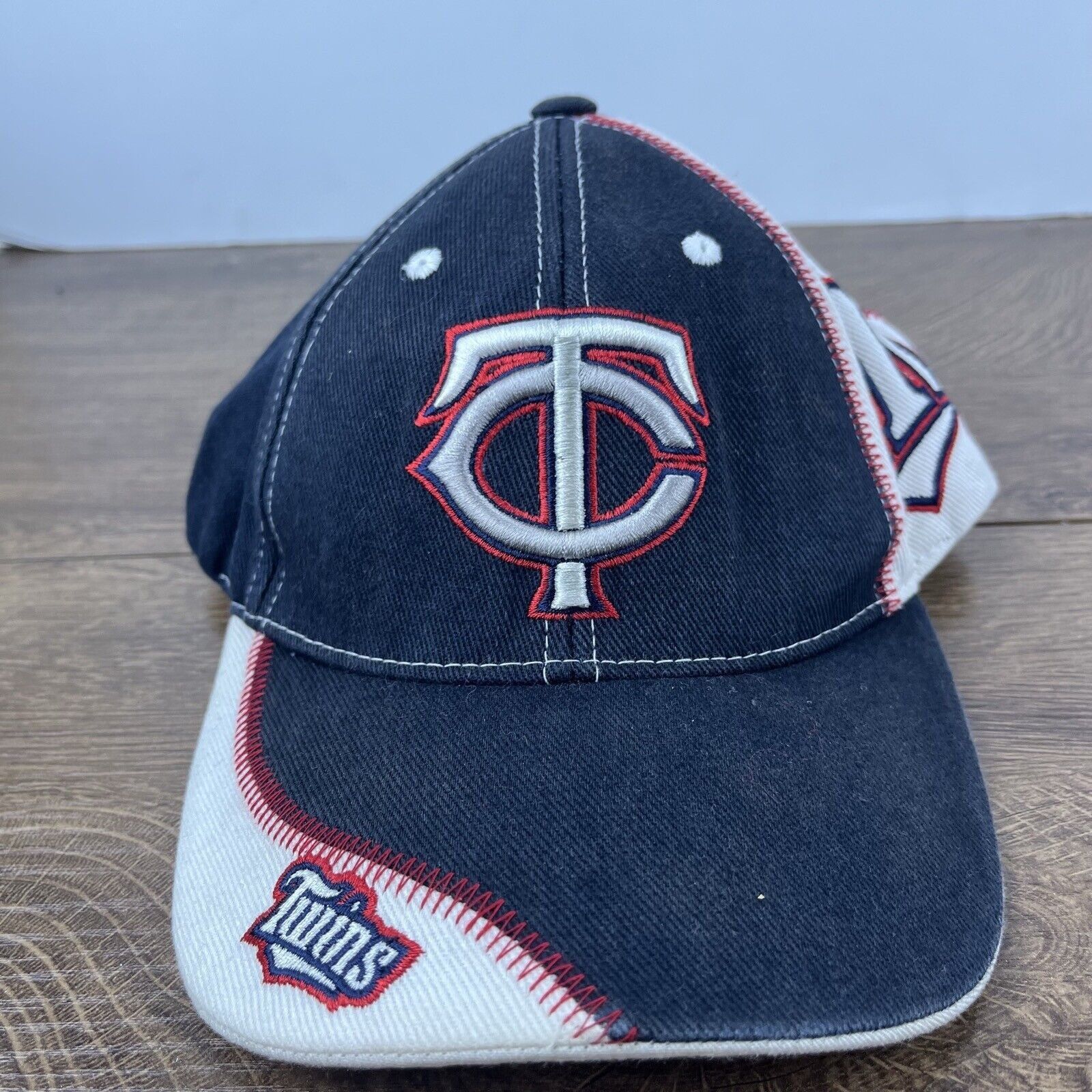 Other Minnesota Twins Blue Hat Blue MLB Twins Adjustable Hat Blue Size ONE SIZE - 2 Thumbnail