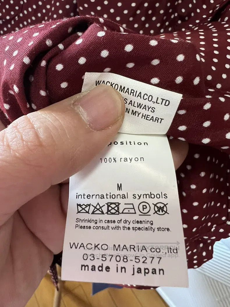 Wacko Maria Wacko Maria 20aw dot shirt Size US M / EU 48-50 / 2 - 7 Thumbnail
