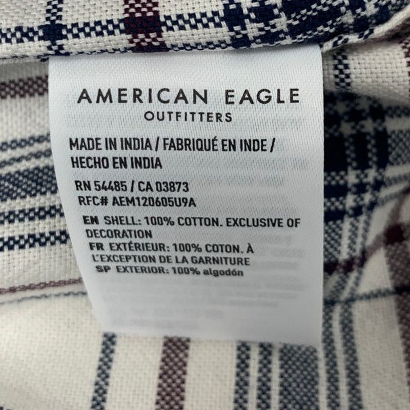 American Eagle Outfitters 2 New American Eagle Mens Medium Slim Fit Button Up Shirts Size US M / EU 48-50 / 2 - 5 Thumbnail