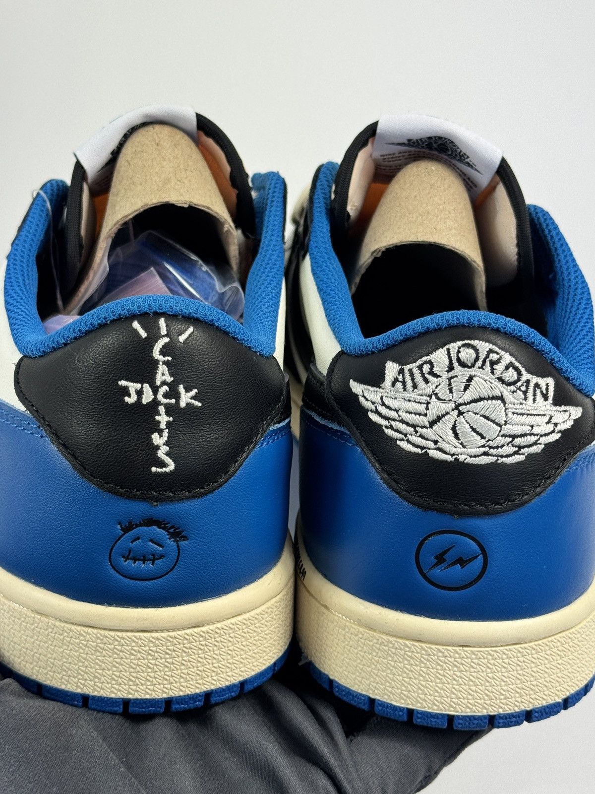 Nike × Travis Scott JORDAN 1 RETRO LOW FRAGMENT X TRAVIS SCOTT SNEAKERS Size US 8 / EU 41 - 14 Thumbnail