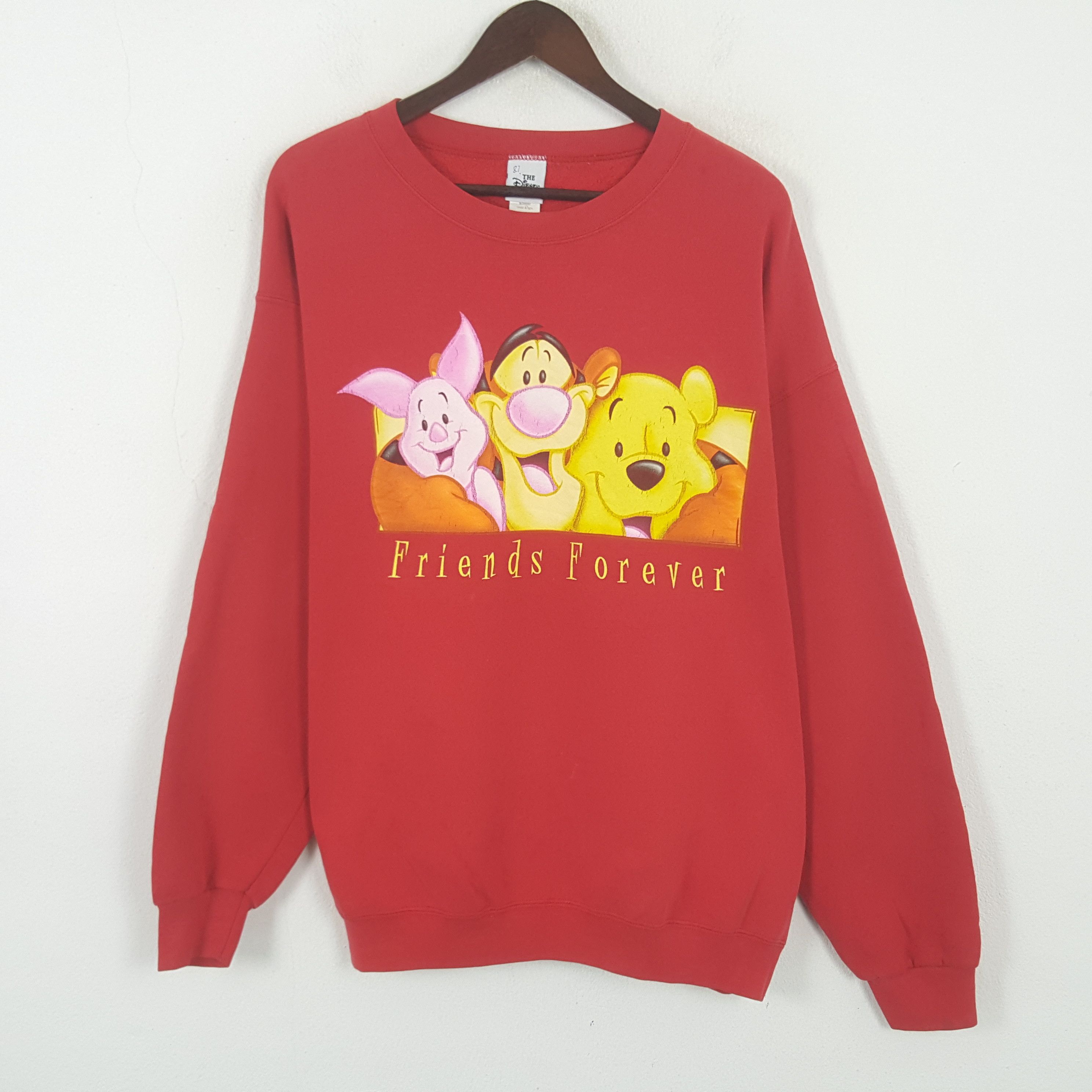 Disney Vintage Disney Friends Forever Sweatshirt Size US XL / EU 56 / 4 - 1 Thumbnail