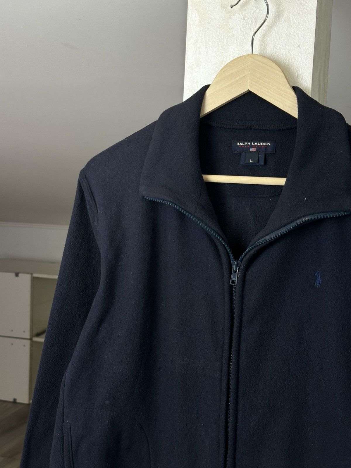 Polo Ralph Lauren Vintage Polo Ralph Lauren Y2K Zip Fleece Size L / US 10 / IT 46 - 2 Thumbnail