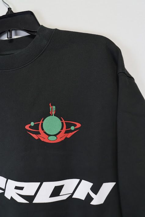 Heron Preston o1rshd1 HP Burn Crewneck in Black Size US M / EU 48-50 / 2 - 8 Thumbnail