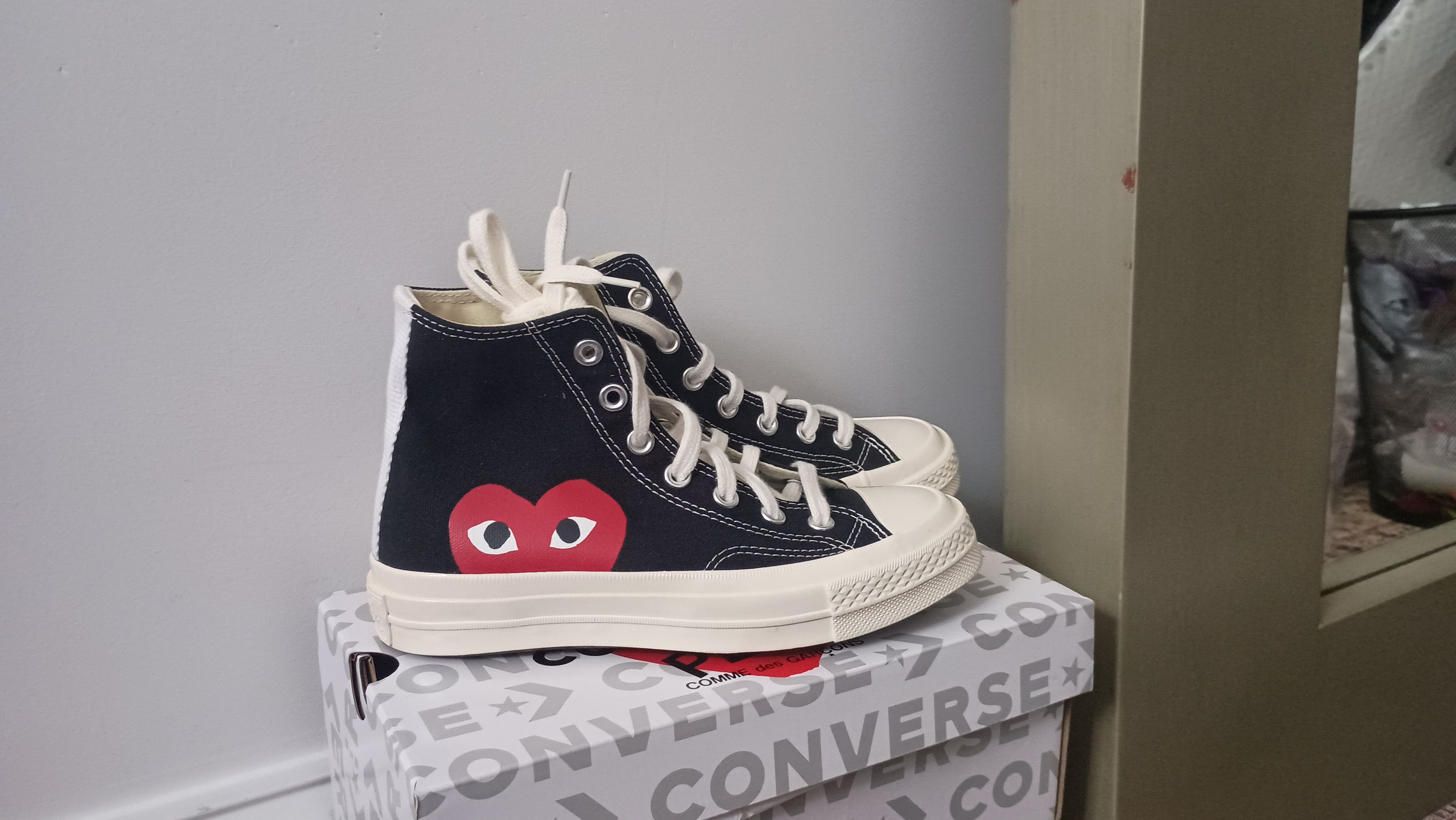 Converse Converse x Comme des Garcons PLAY Chuck 70 high top Grailed