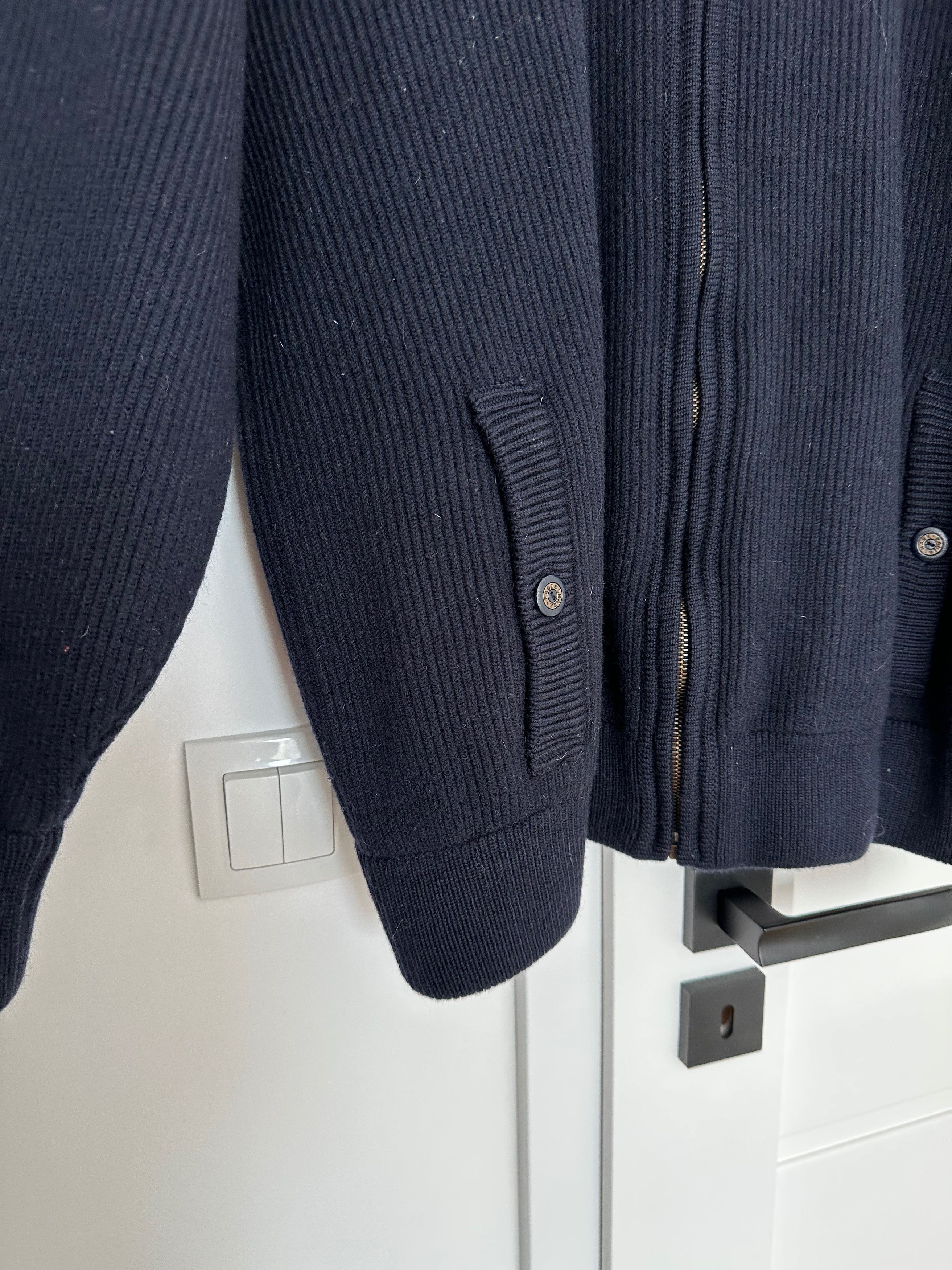 Paul & Shark Paul & Shark Yachting vintage wool bomber jacket knit blue Size US L / EU 52-54 / 3 - 2 Thumbnail