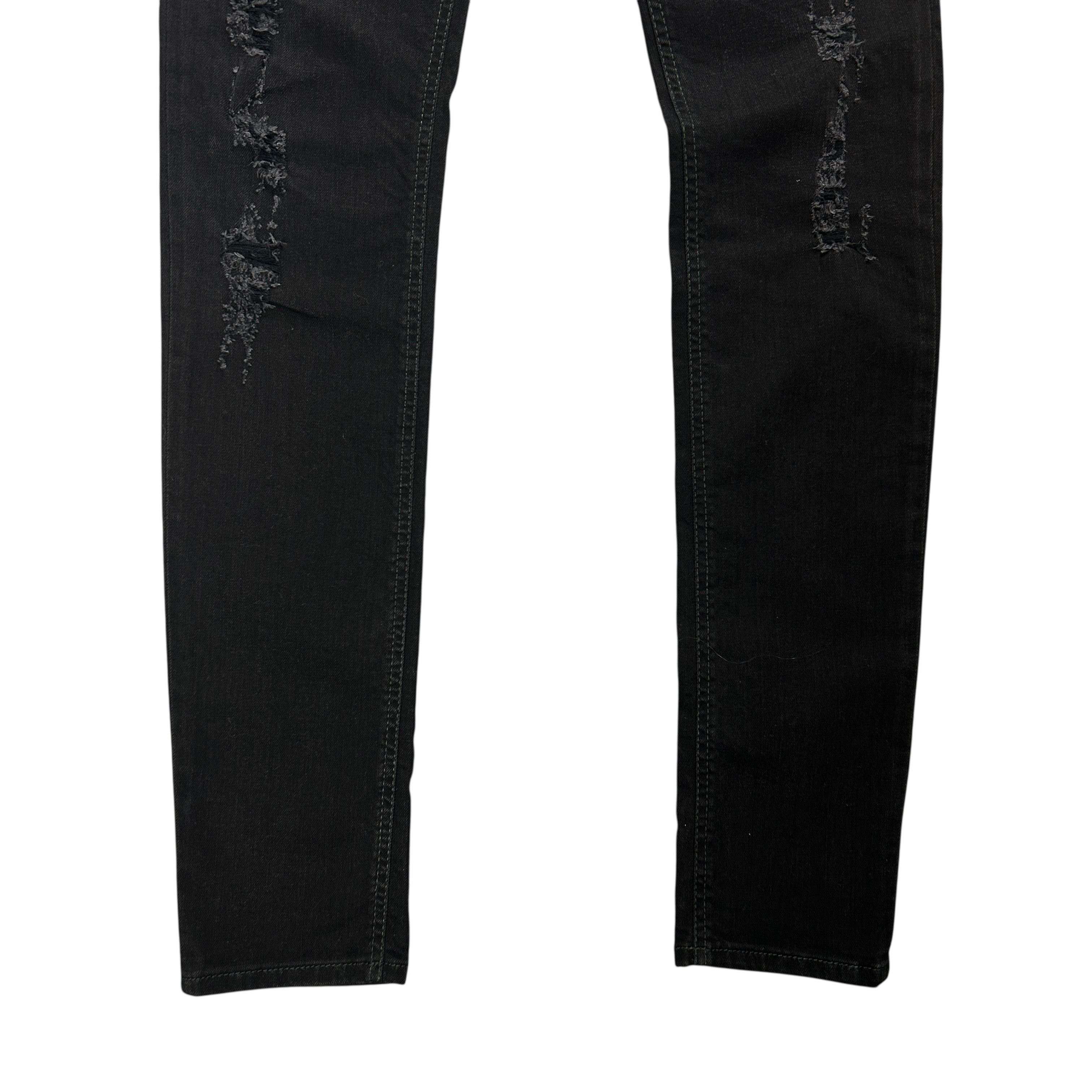 Diesel Diesel Sleenker Slim Skinny Stretch Black Denim W28L32 Size US 28 / EU 44 - 6 Thumbnail
