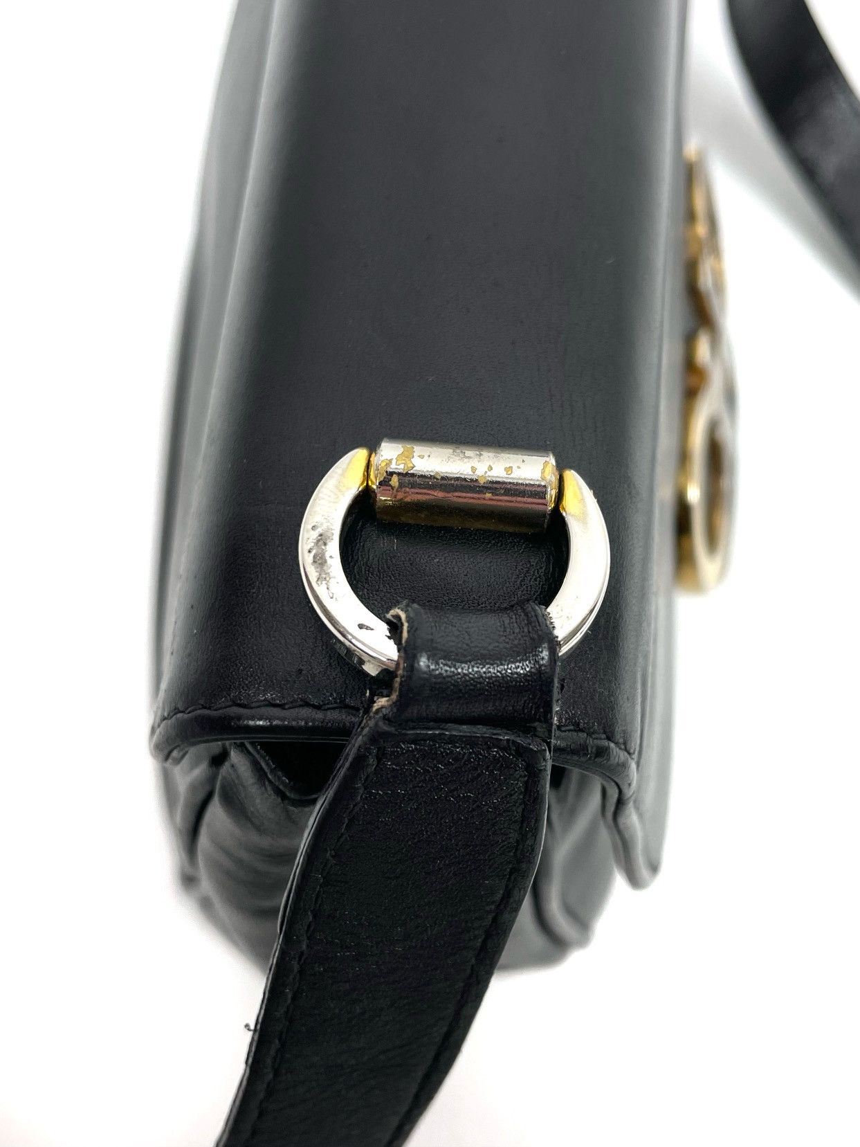 Salvatore Ferragamo Salvatore Ferragamo Vintage Gancini Mini Leather Bag Size ONE SIZE - 11 Thumbnail
