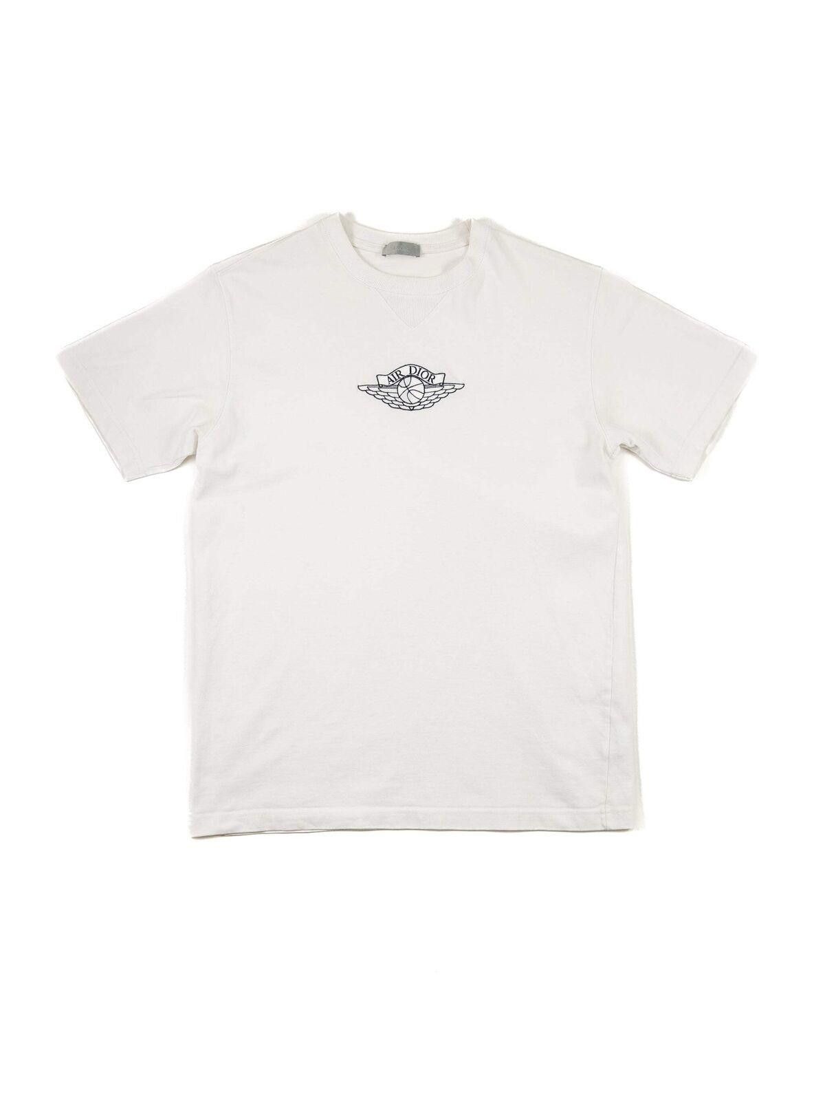 Dior Dior Mens x Jordan Air Wings White T-shirt Medium White Size US M / EU 48-50 / 2 - 1 Thumbnail