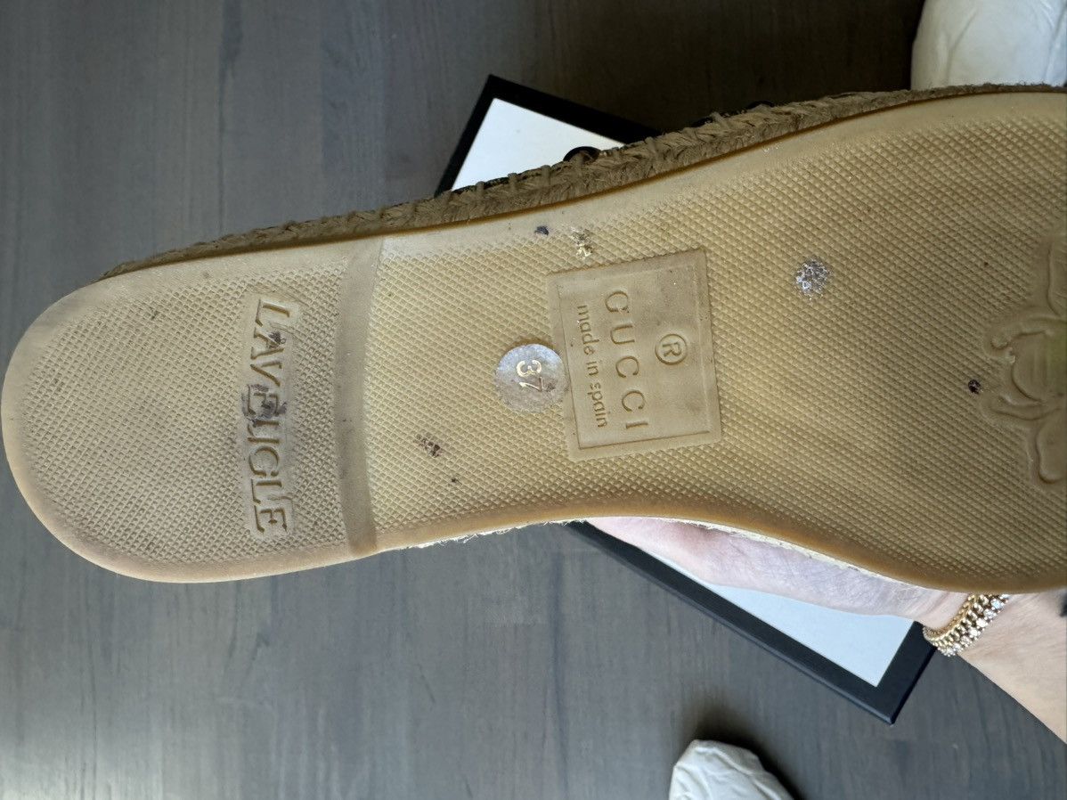 Gucci Gucci GG Supreme Bee Espadrilles Shoes (Size 37) Size US 7 / IT 37 - 8 Thumbnail
