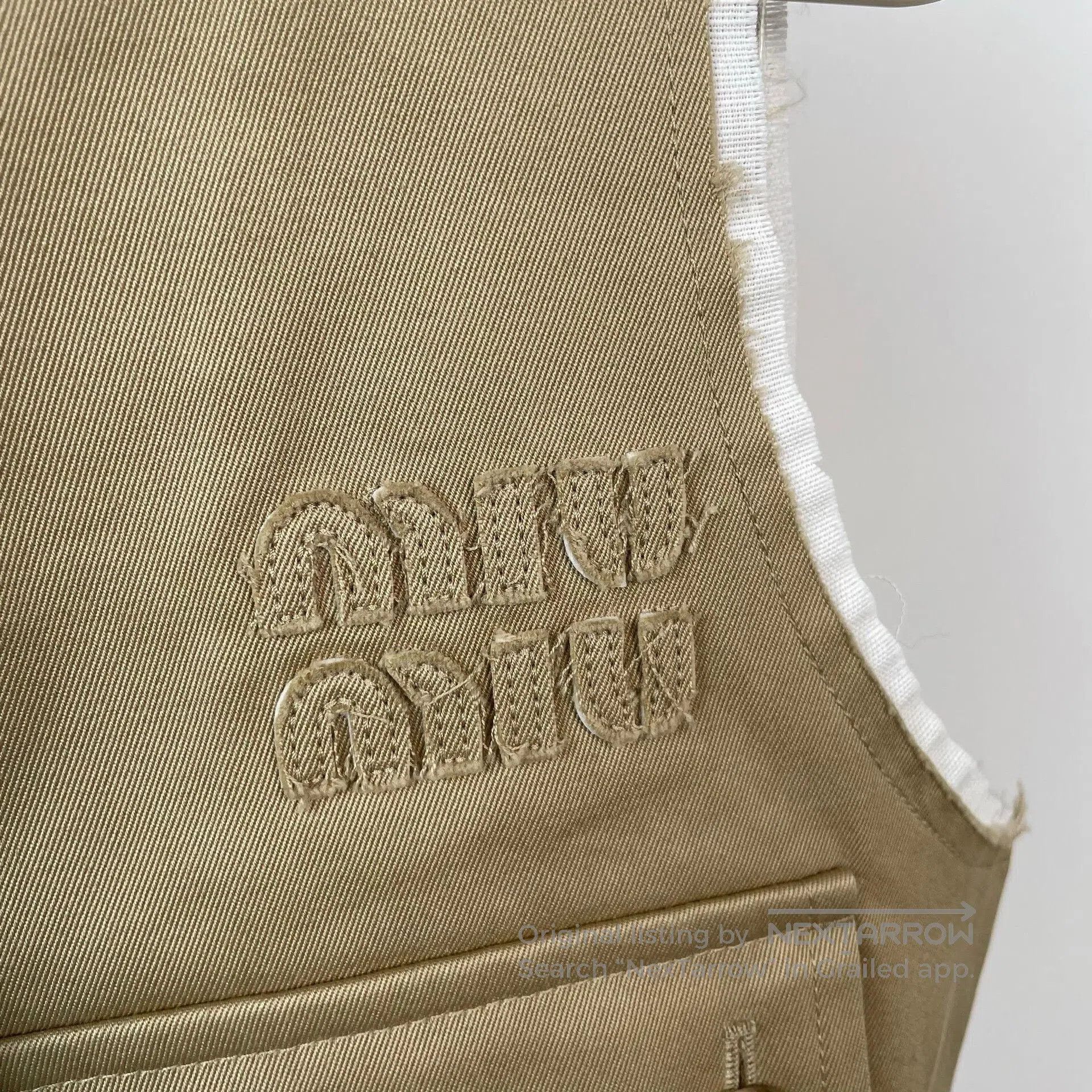 Miu Miu Miu Miu Khaki Utility Vest. Size S / US 4 / IT 40 - 9 Thumbnail