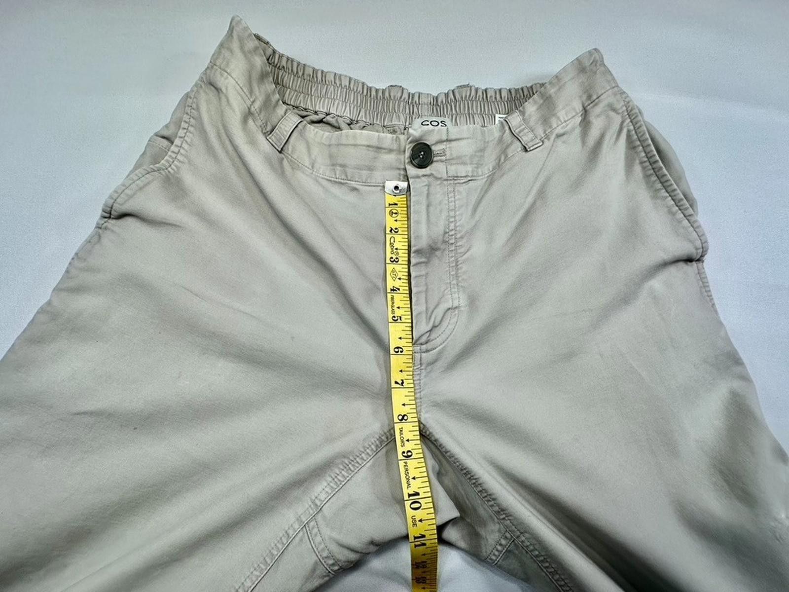 Cos Cos Pleated Straight Leg Carpenter Chinos Brown Mens 34R Size US 34 / EU 50 - 4 Thumbnail