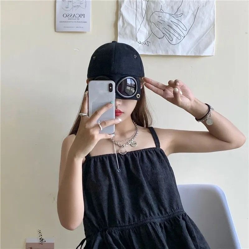 Designer Aviator Hat Summer Personality Glasses Baseball Size ONE SIZE - 2 Thumbnail