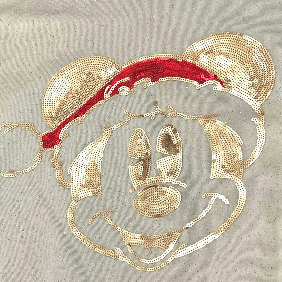 Disney Walt Disney Mickey Mouse Sequins Christmas Spirit Jerey Size XL / US 12-14 / IT 48-50 - 4 Thumbnail