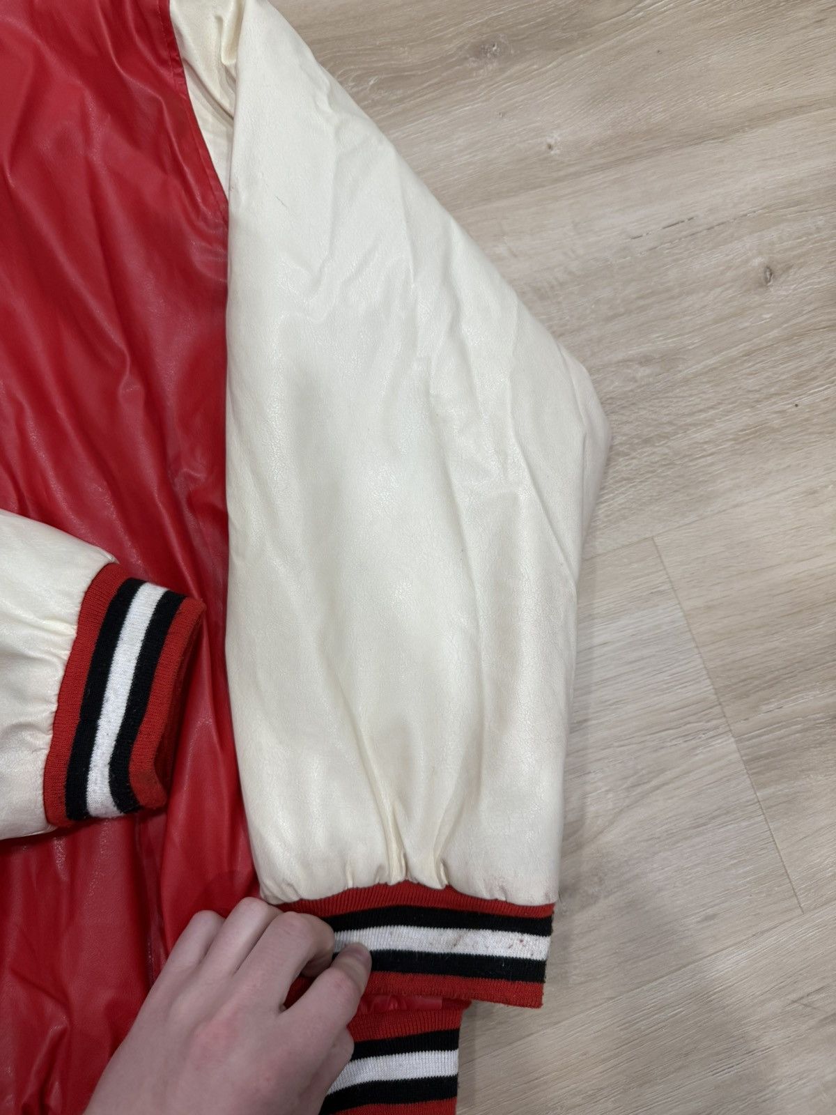Vintage Vintage Cocks Funny Varsity Jacket Size US XL / EU 56 / 4 - 6 Thumbnail