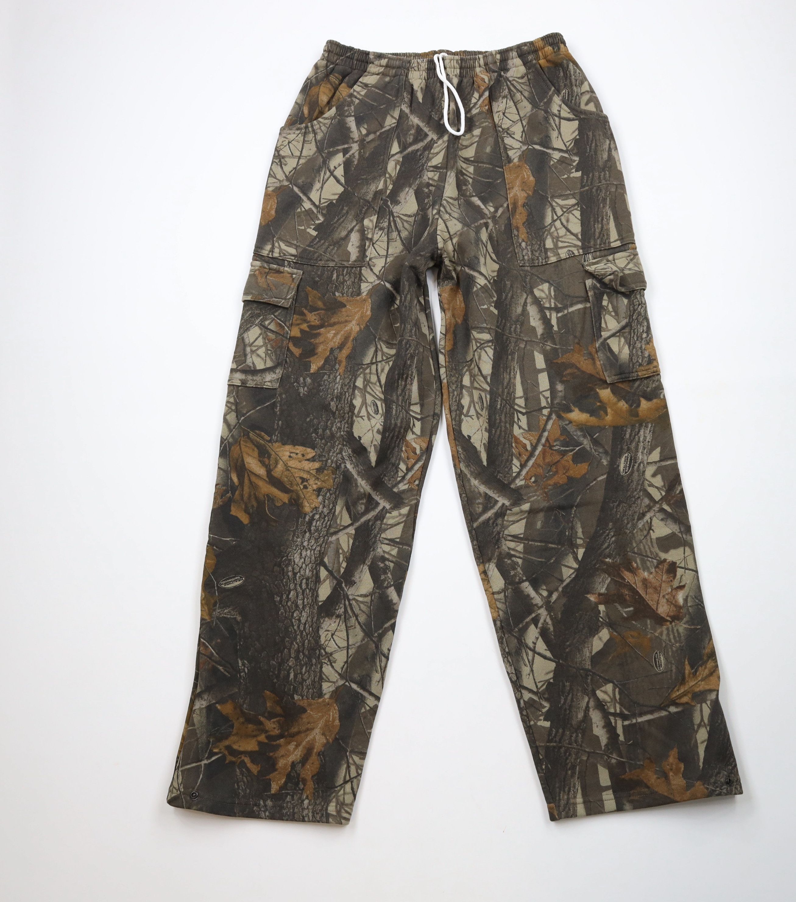Vintage Vintage 90s Streetwear Camouflage Wide Leg Cargo Sweatpants Size US 38 / EU 54 - 1 Thumbnail