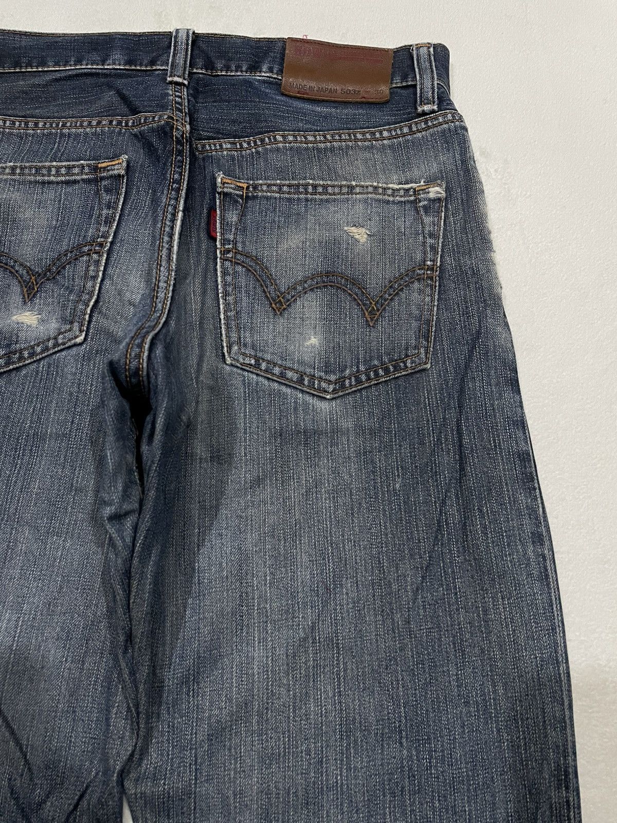 Edwin Vintage Edwin 503 Japanese Brand Distressed Mudwash Faded Size US 33 - 14 Thumbnail