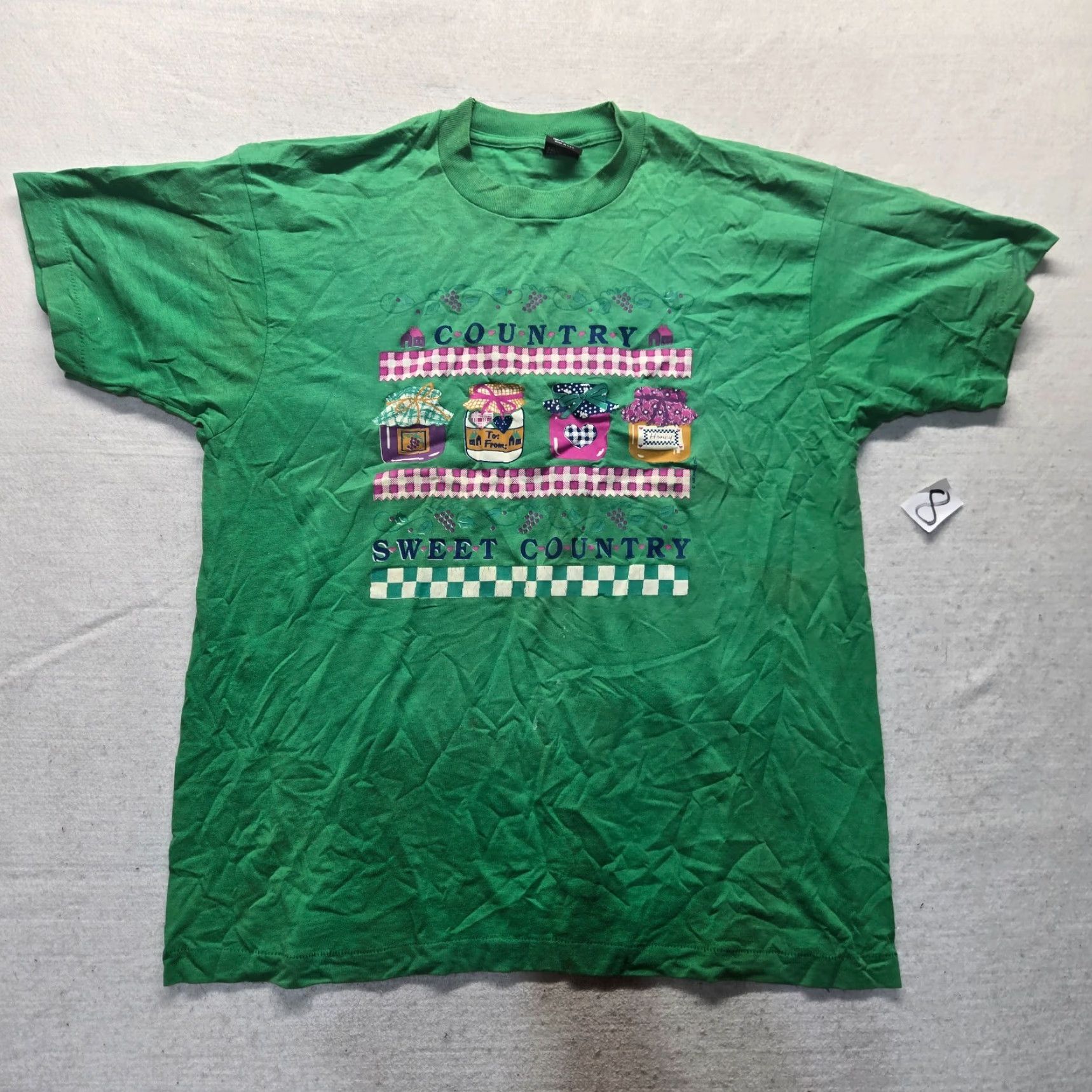 Vintage VINTAGE Country Sweet Country Shirt Women XL Green Adult Short Sleeve Round Neck T-Shirt Size XL / US 12-14 / IT 48-50 - 2 Thumbnail