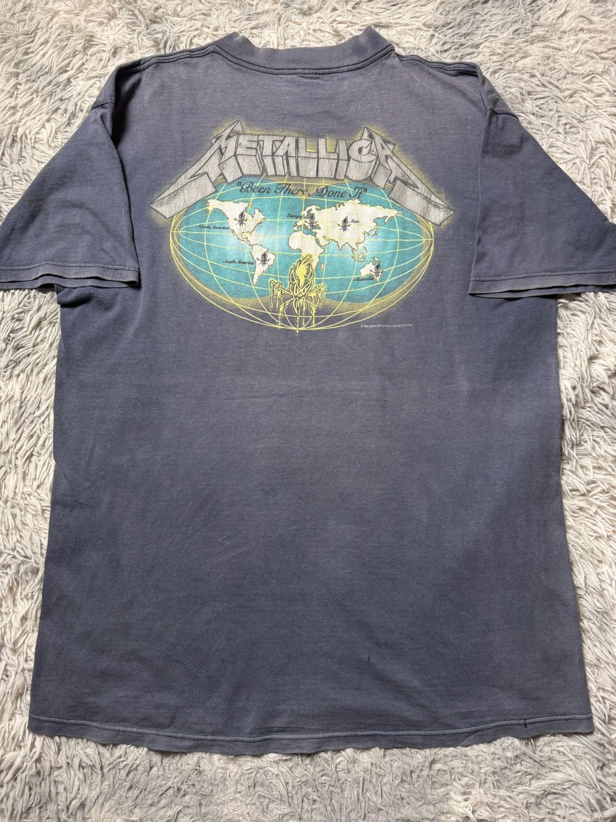 Metallica Vintage Metallica Metallfuckinca Been There Done It 1993 Size US XL / EU 56 / 4 - 7 Thumbnail