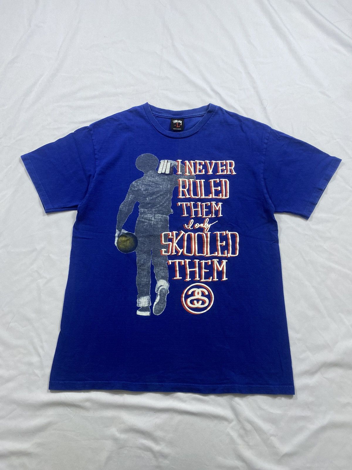 Stussy Vintage 2000s Skooled Them Tee Size US M / EU 48-50 / 2 - 1 Thumbnail