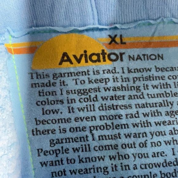 Aviator Nation Aviator Nation Light Blue 5 striped Track Pants Size 30" / US 8 / IT 44 - 6 Thumbnail