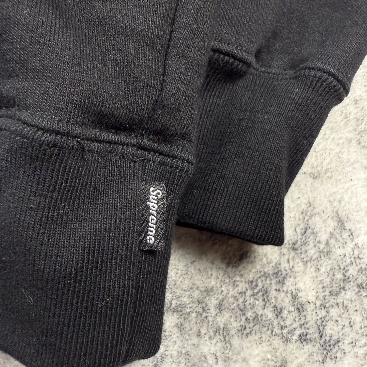 Supreme Supreme Leopard Panel Half ‘Black’ Zip Sweatshirt Size US L / EU 52-54 / 3 - 4 Thumbnail