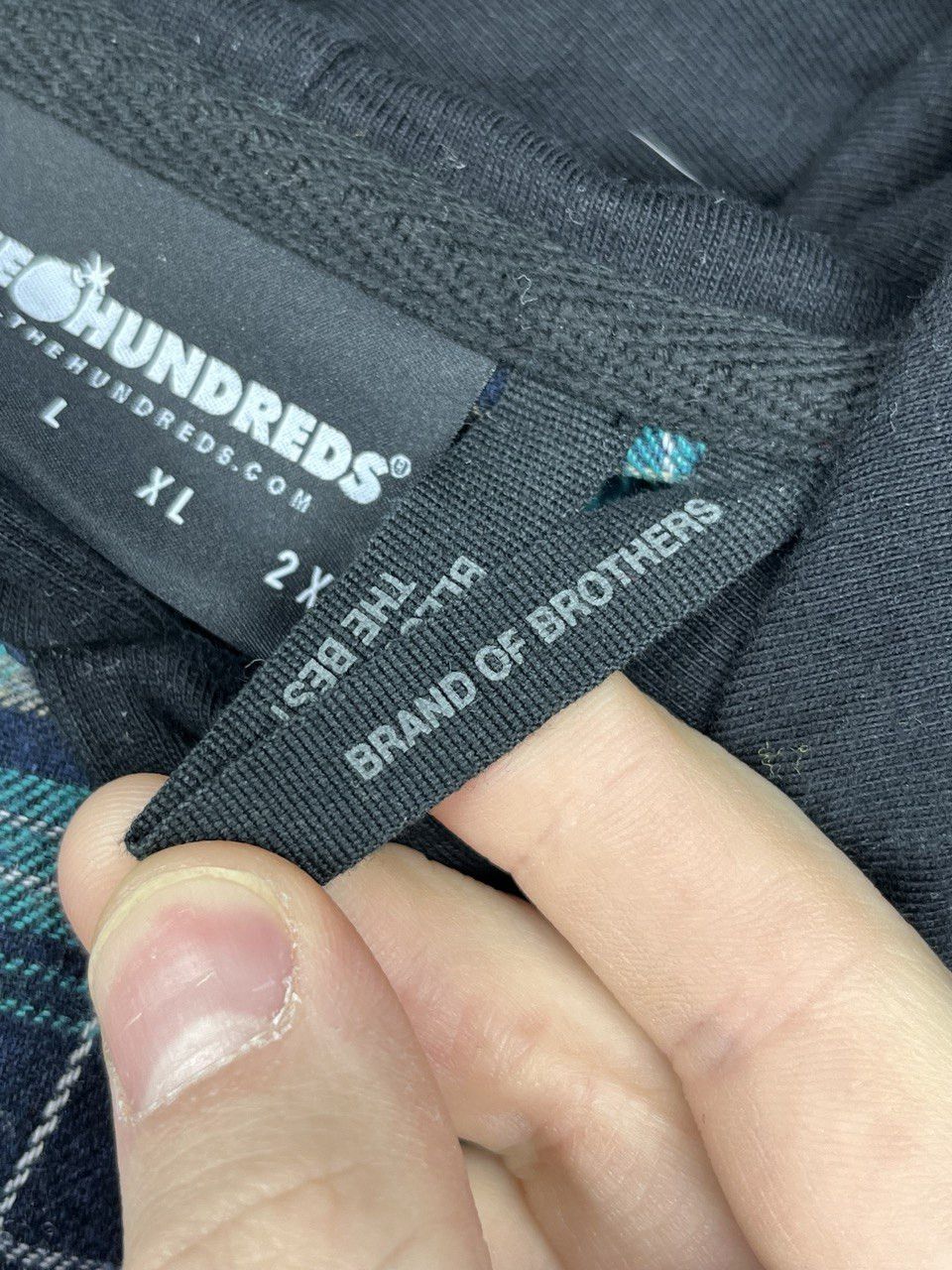 The Hundreds The Hundreds Plaid Logo Shirt Hoodie Flannel Size US M / EU 48-50 / 2 - 5 Thumbnail