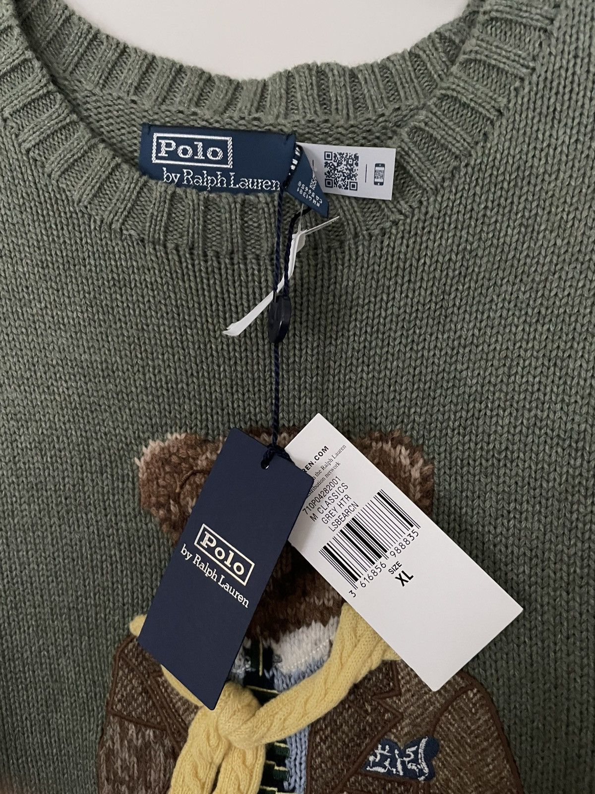 Polo Ralph Lauren Polo Ralph Lauren Polo Bear Pullover - XL - Neu mit Etikett Size US XL / EU 56 / 4 - 6 Thumbnail