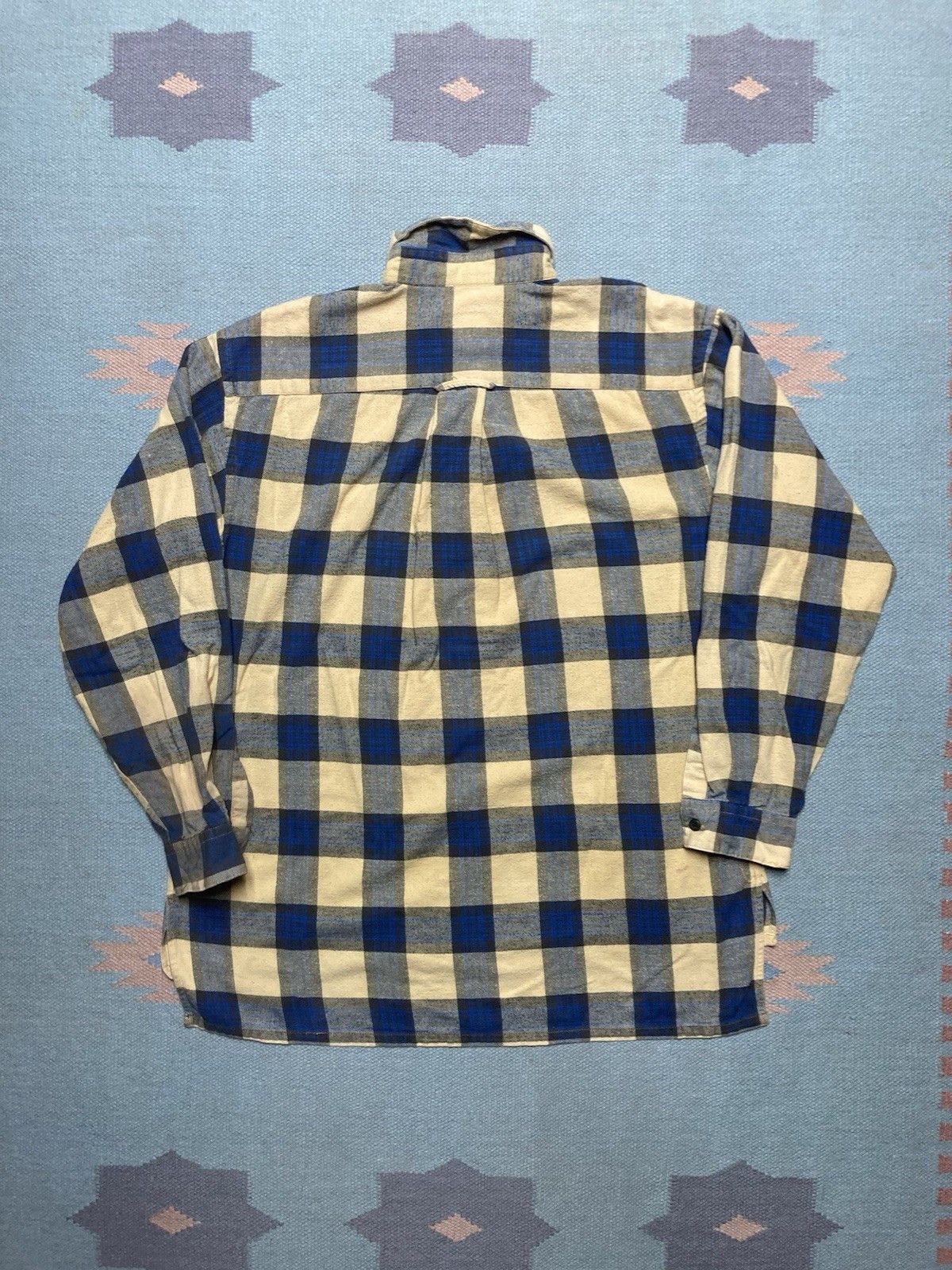 Arrow × Vintage Vtg 80s 90s flannel shirt arrow plaid brushed cotton medium Size US L / EU 52-54 / 3 - 5 Thumbnail